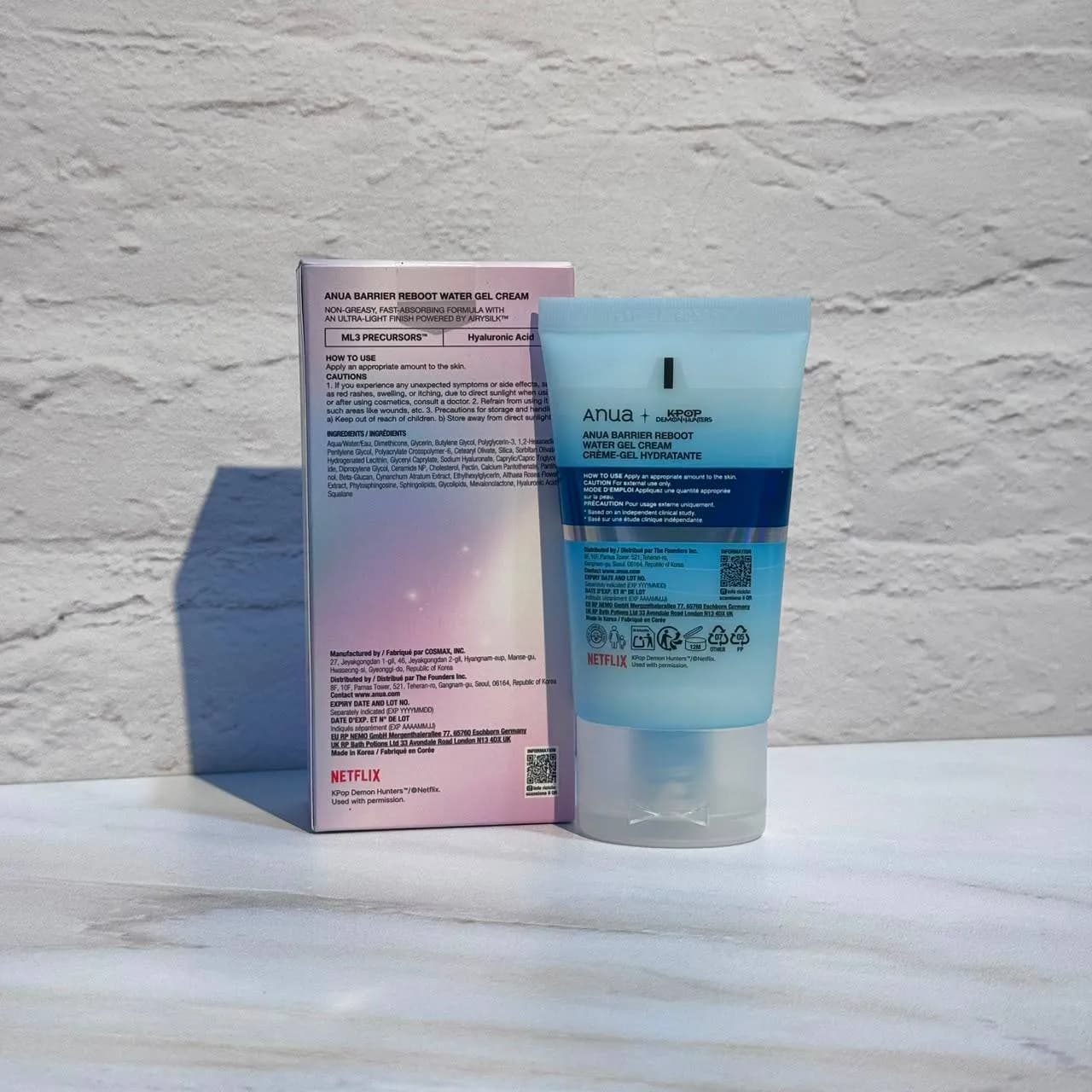 ژل کرم آبرسان و ترمیم کننده سددفاعی پوست چرب و مختلط آنوا ۵۰ میل Anua Kpop Demon Hunter Barrier Reboot Water Gel Cream — تصویر ۱۰