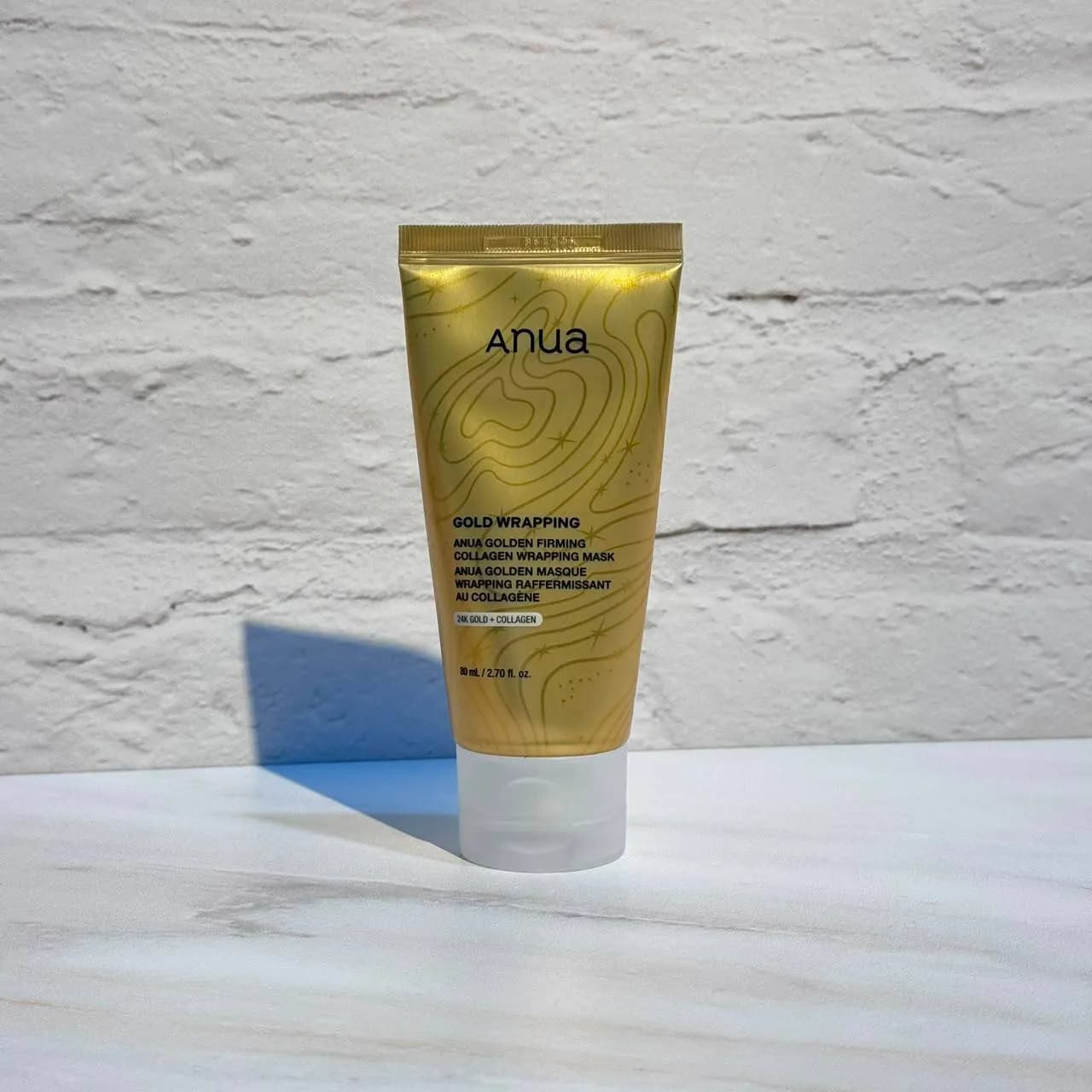 ماسک صورت کلاژن سفت کننده و جوانساز آنوا ۸۰ میل Anua Kpop Hunters Golden Firming Collagen Wrapping Mask — تصویر ۵
