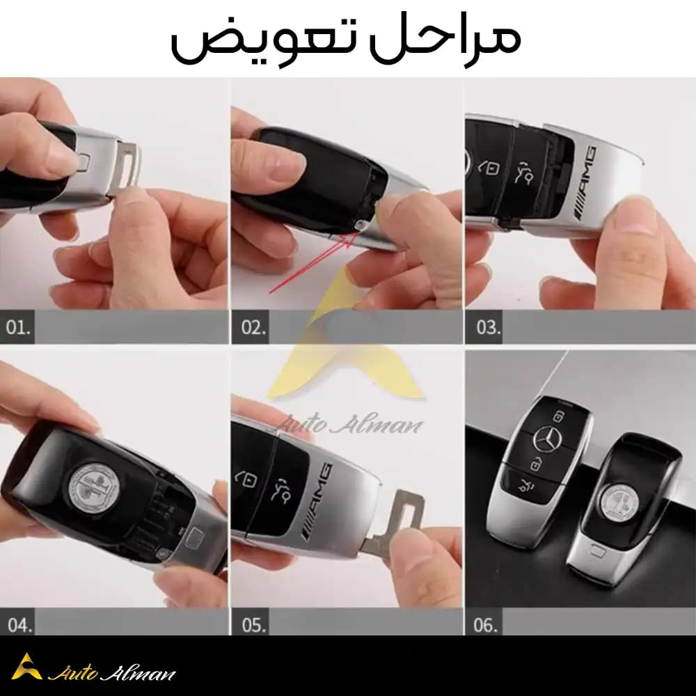 درب ریموت AMG بنز 2025 — تصویر ۳