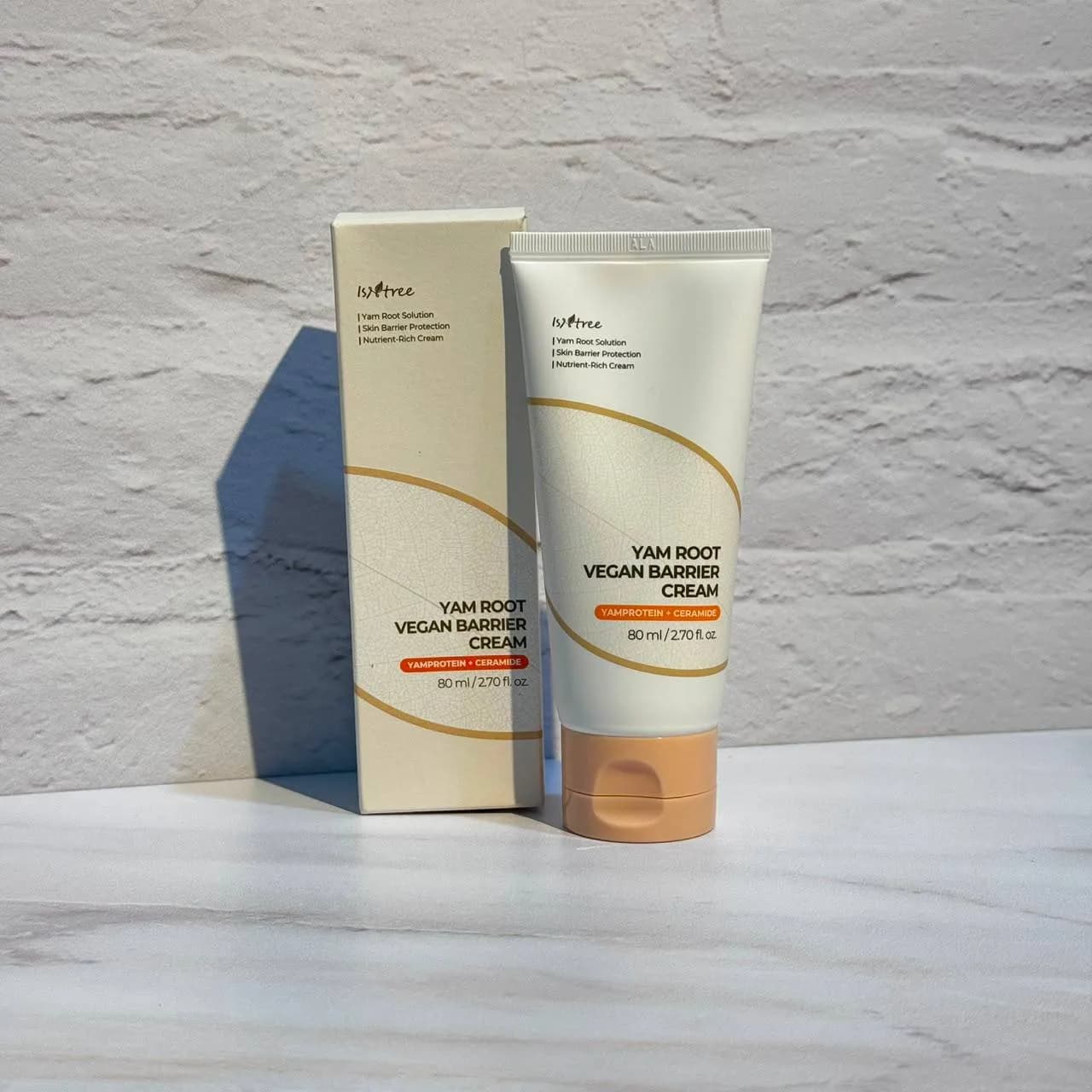 کرم تقویت کننده سد دفاعی پوست یام روت ایزنتری ۸۰ میل Isntree Yam Root Vegan Barier Cream