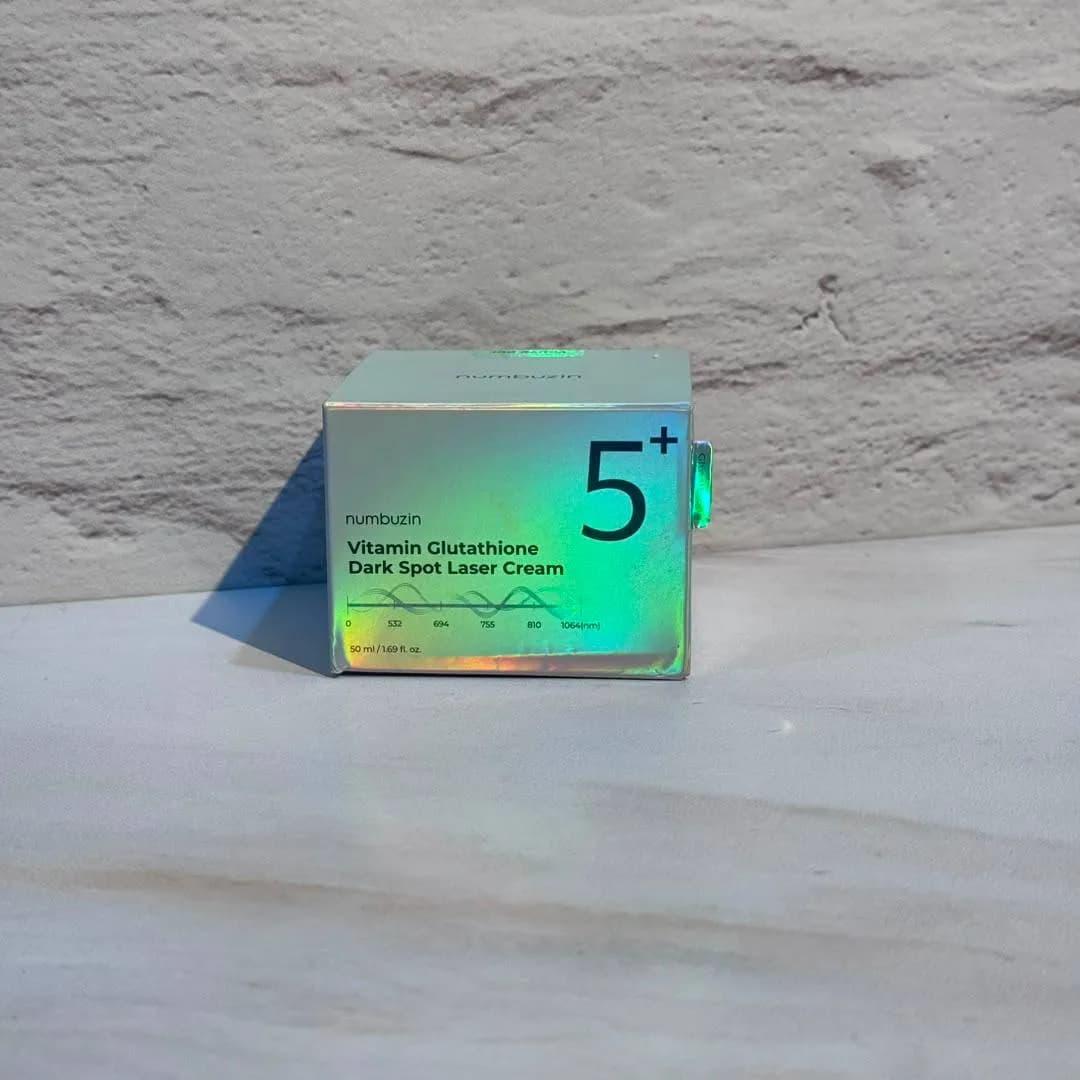 کرم گلوتاتیون ضدلک و روشن کننده شماره 5 نامبوزین Numbuzin No.5 Vitamin Glutathione Dark Spot Laser Cream — تصویر ۶