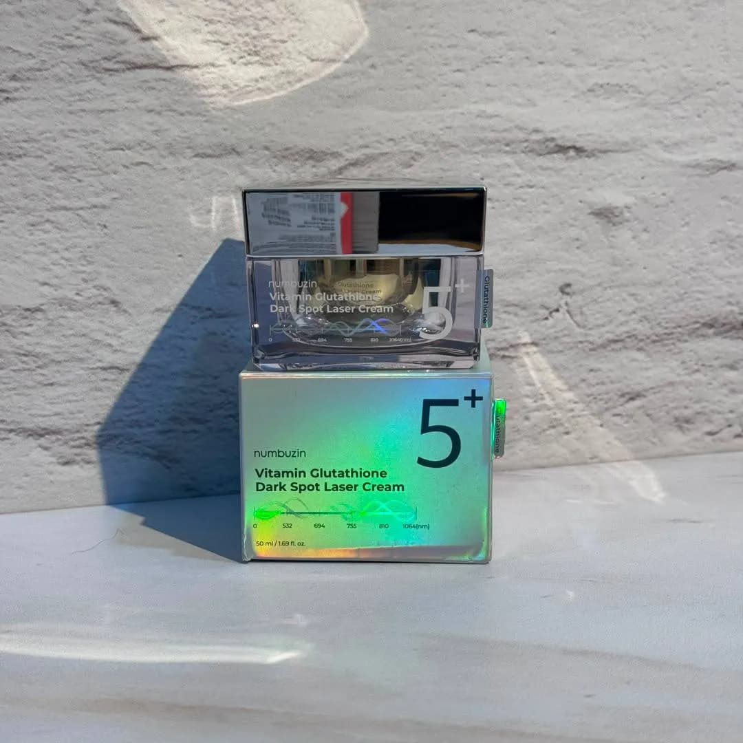 کرم گلوتاتیون ضدلک و روشن کننده شماره 5 نامبوزین Numbuzin No.5 Vitamin Glutathione Dark Spot Laser Cream