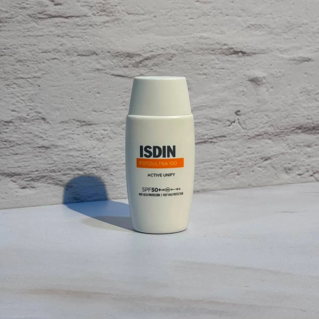 ضد آفتاب ضد لک اکتیو یونیفای ایزدین بدون رنگ Isdin Photoultra 100 Active Unify Sunscreen — تصویر ۷