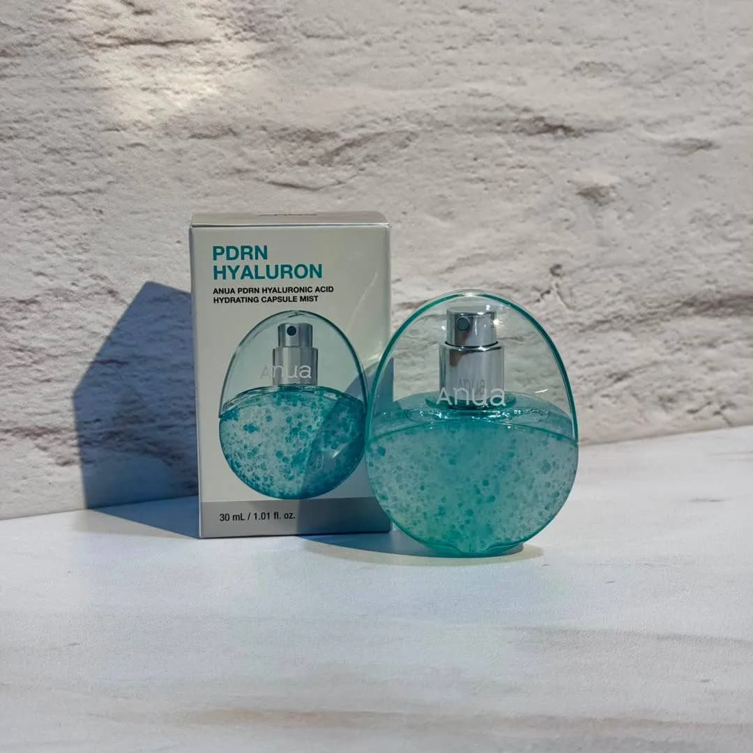میست کپسولی هیالورونیک اسید و PDRN آنوا آبرسان، ترمیم کننده و جوانساز پوست Anua PDRN Hyaluronic Acid Hydrating Capsule Mist 30ml