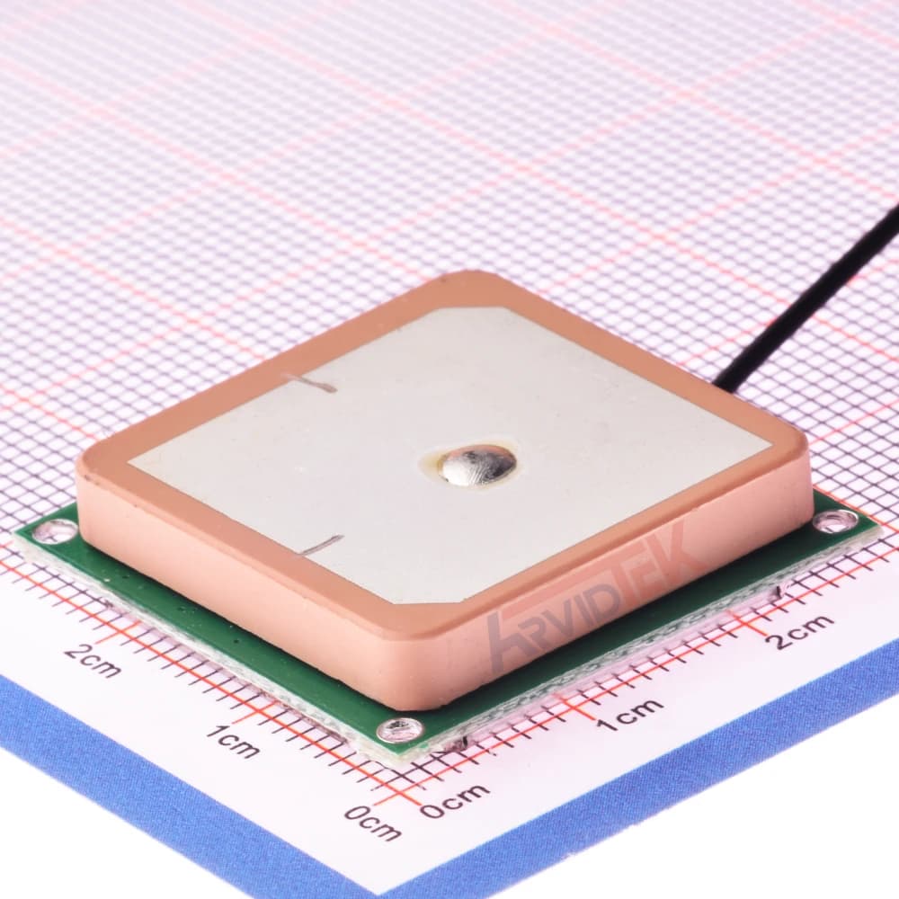 آنتن GPS+BD+GNSS اکتیو UFL مدل AT0189 با ابعاد 25*25*8