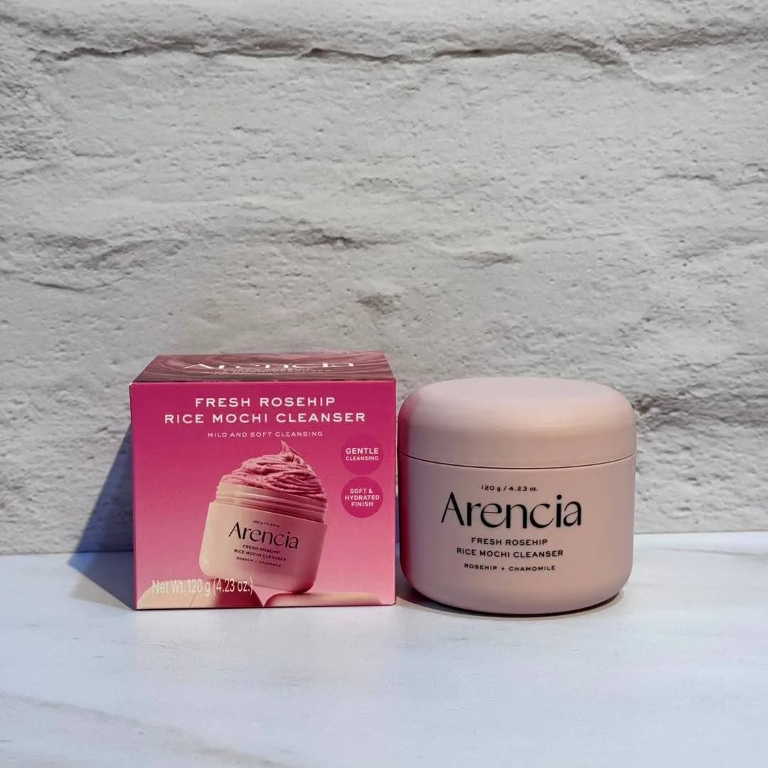 پاک کننده عمقی موچی رز هیپ آرنسیا روشن کننده پوست Arencia Fresh Rosehip Rice Mochi Cleanser — تصویر ۸