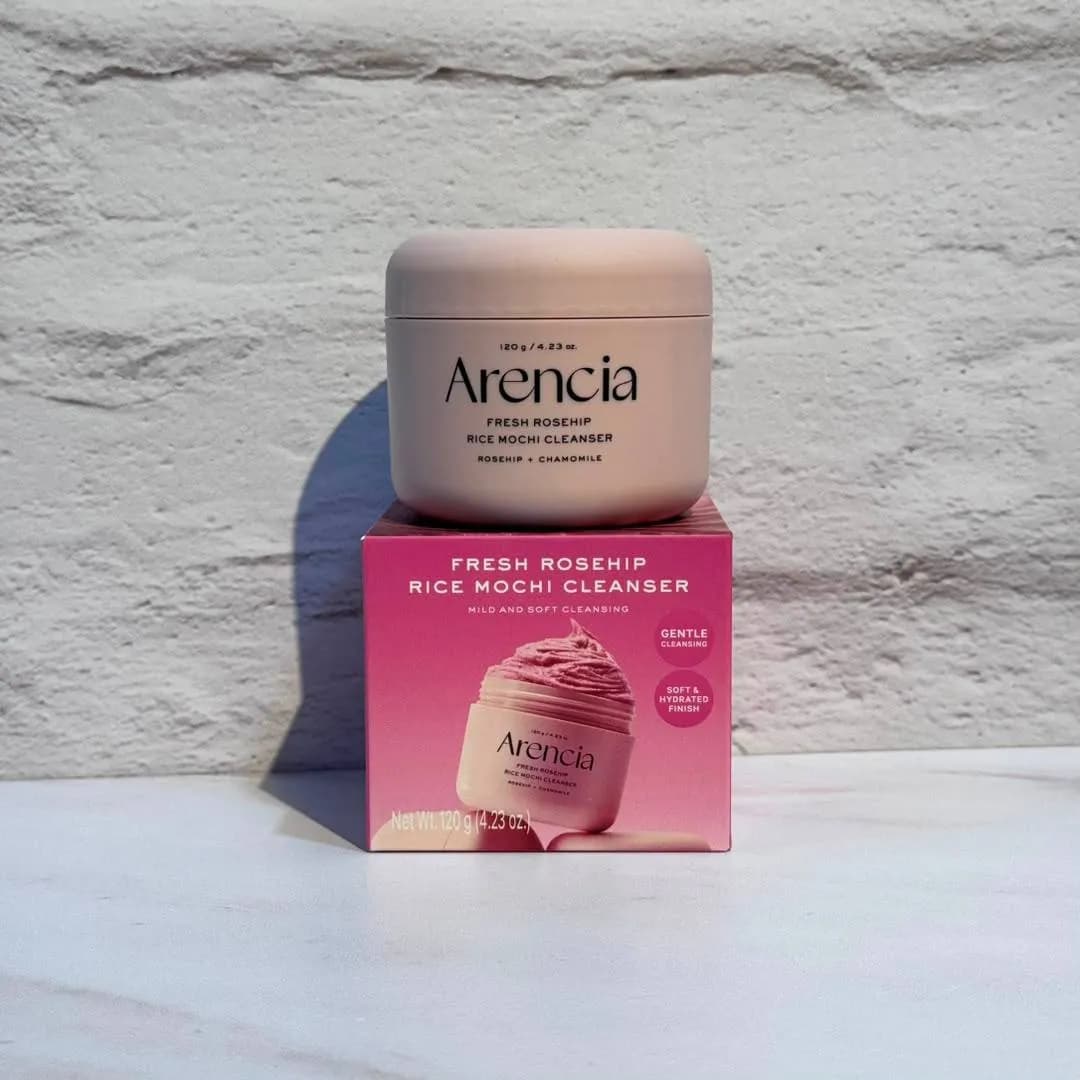 پاک کننده عمقی موچی رز هیپ آرنسیا روشن کننده پوست Arencia Fresh Rosehip Rice Mochi Cleanser
