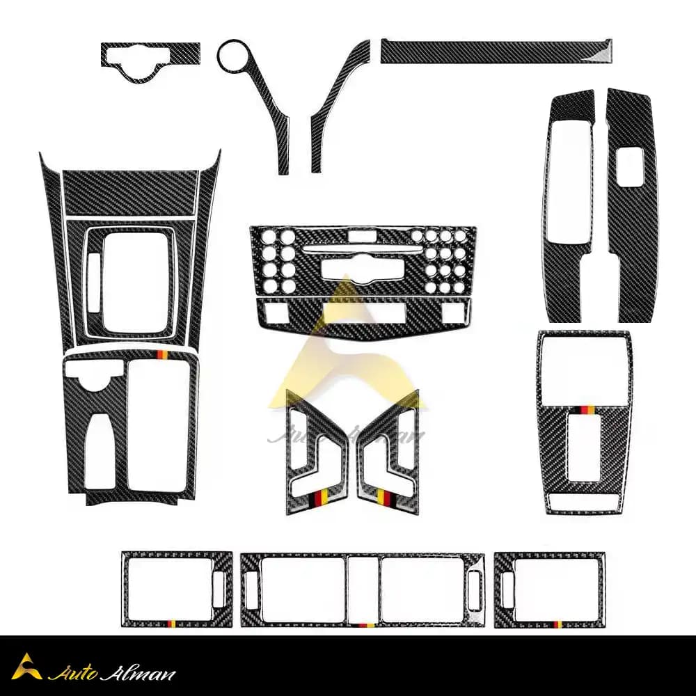 ست تریم کربن داخل کابین بنز C Class — تصویر ۲