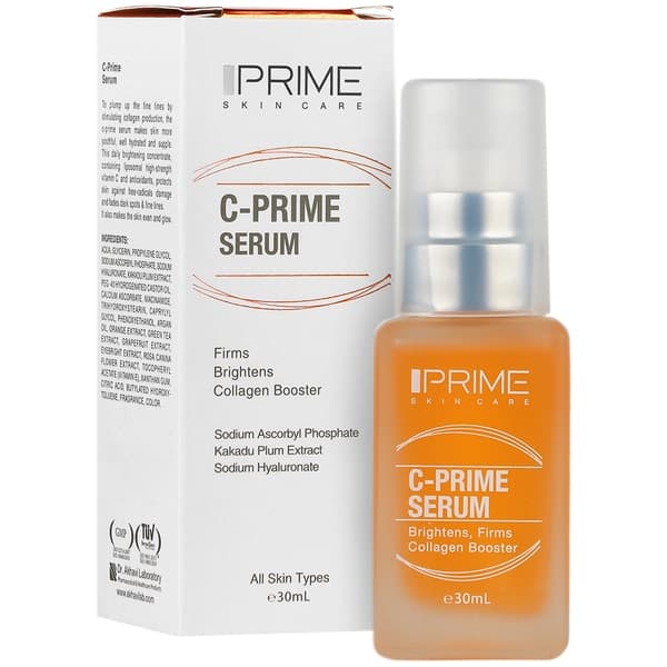 سرم پوست ویتامین سی پریم مدل C_Prime حجم 30 میلی‌، مناسب انواع پوست — تصویر ۴