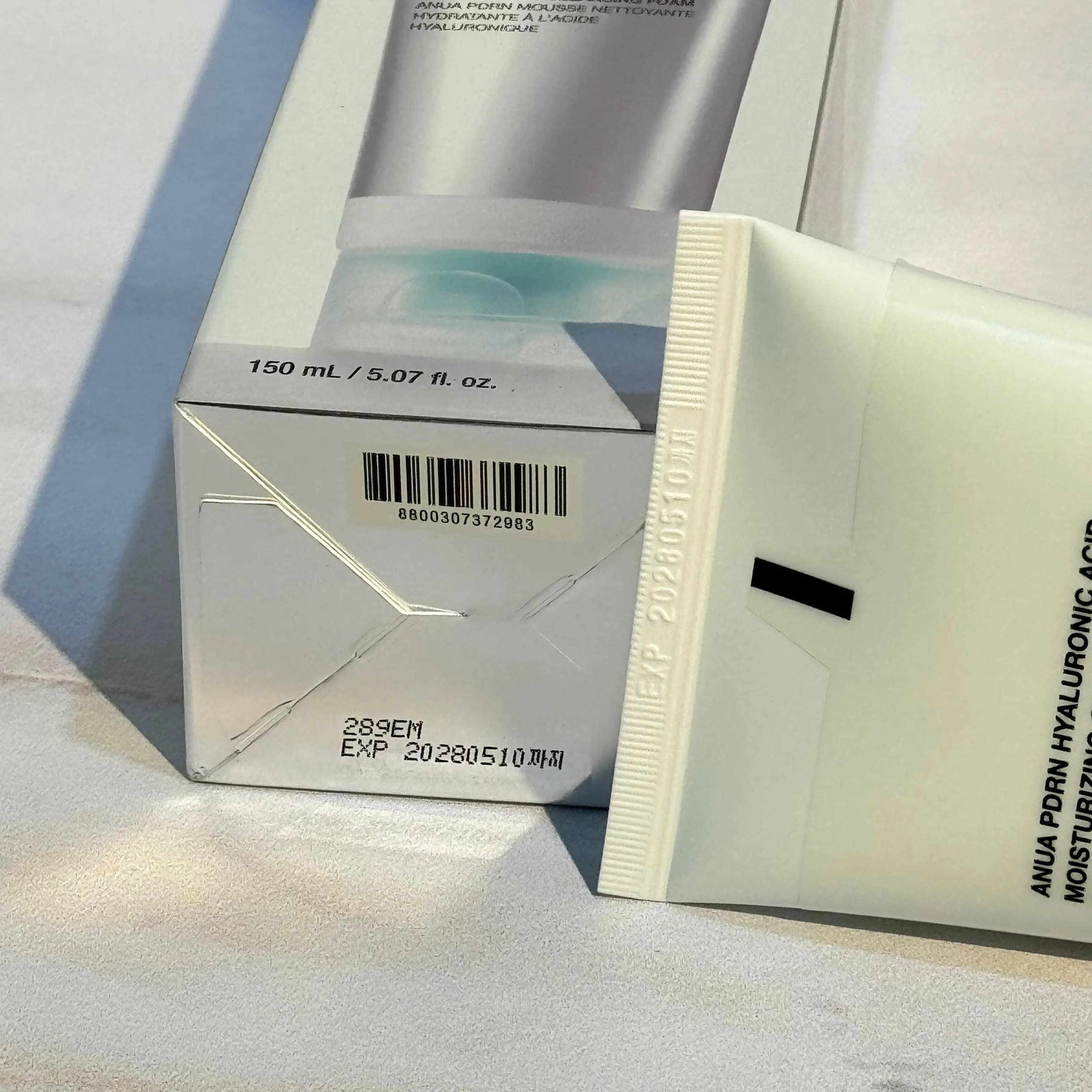فوم شوينده ملايم PDRN و هيالورونيک اسيد آنوا Anua Pdrn Hyaluronic Acid Moisturizing Cleansing Foam — تصویر ۲