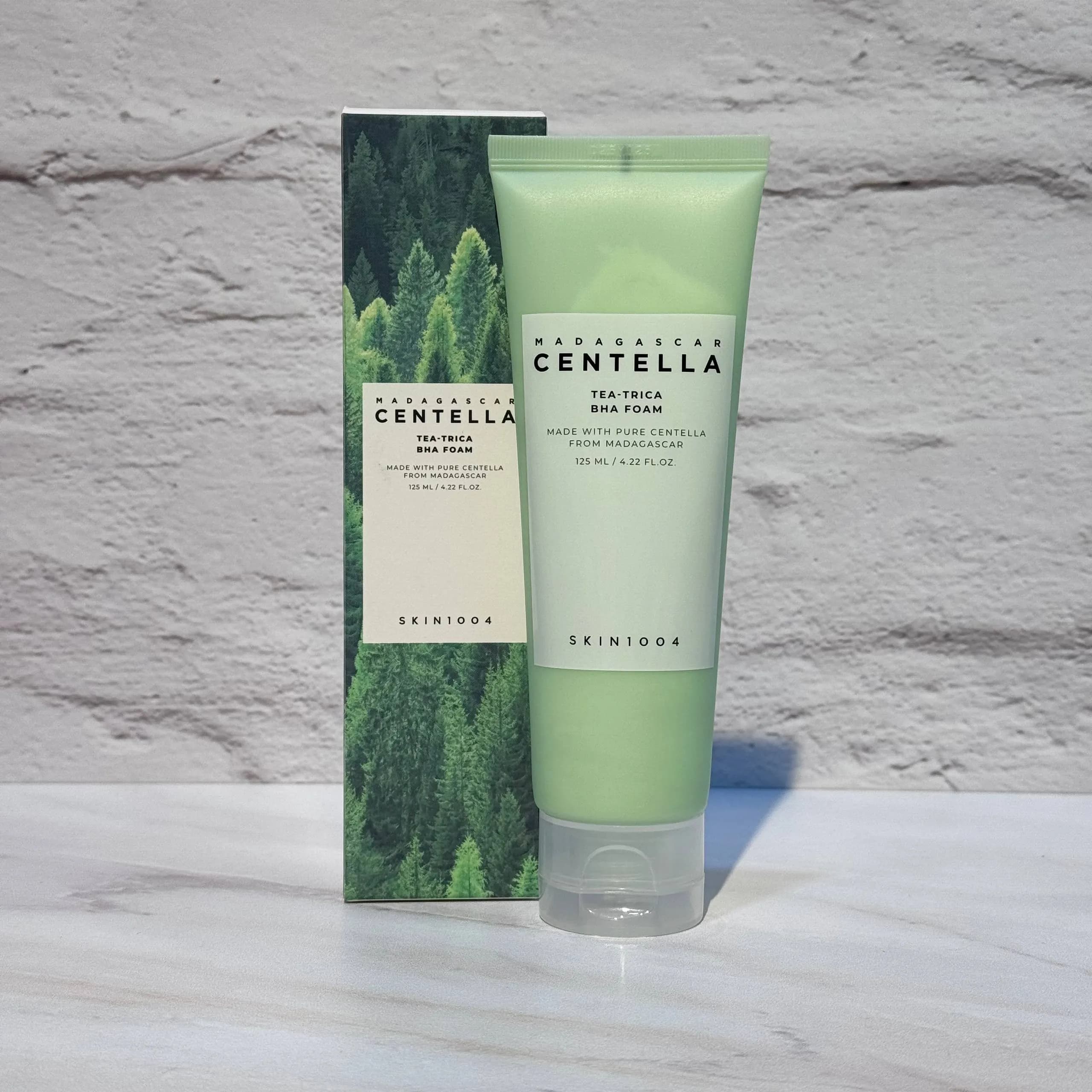 فوم شستشوی لایه بردار ضد جوش تی تریکا سنتلا اسکین 1004 125 میل SKIN1004 Centella Tea-Trica Bha Foam