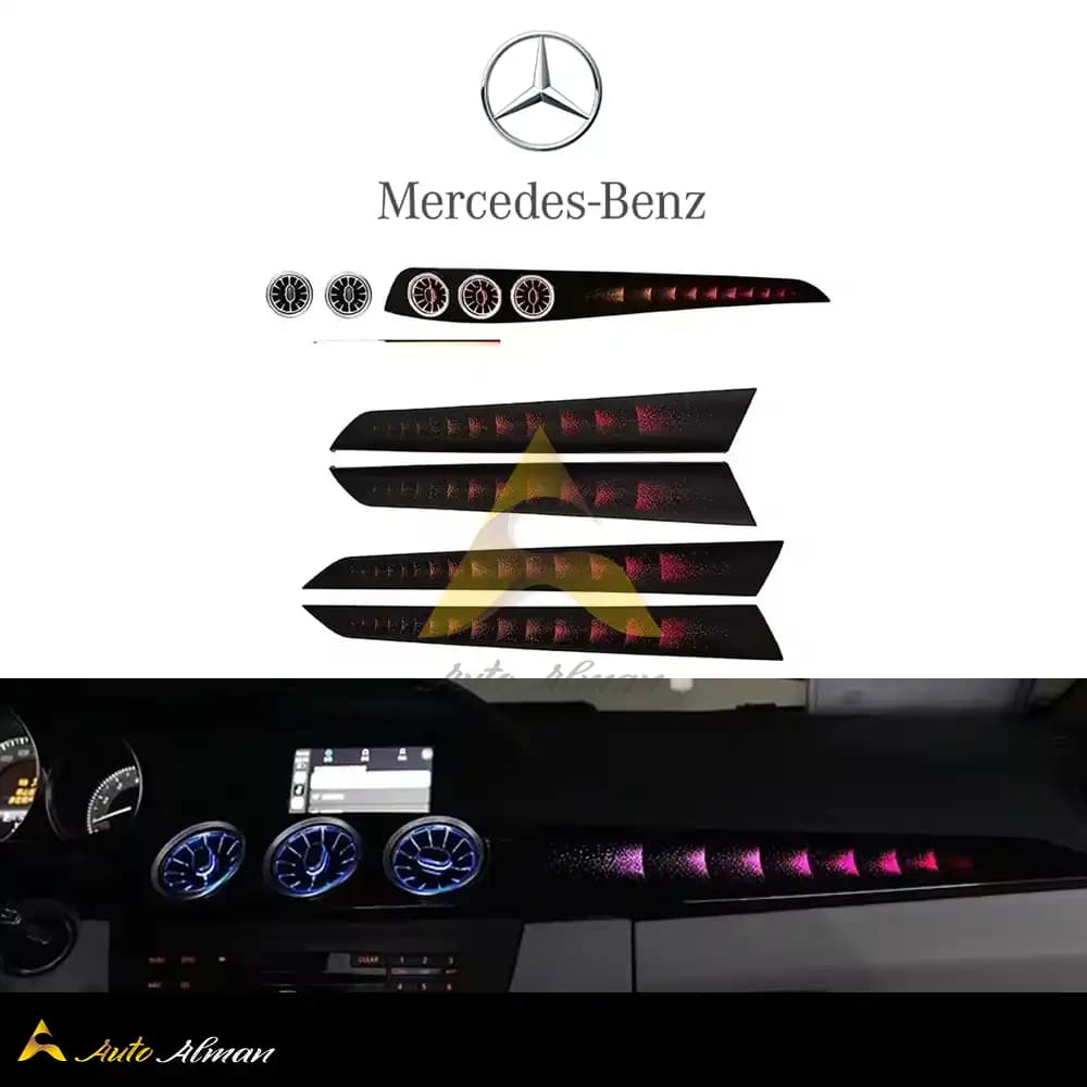دریچه کولر و نورپردازی بنز C Class W204 — تصویر ۷