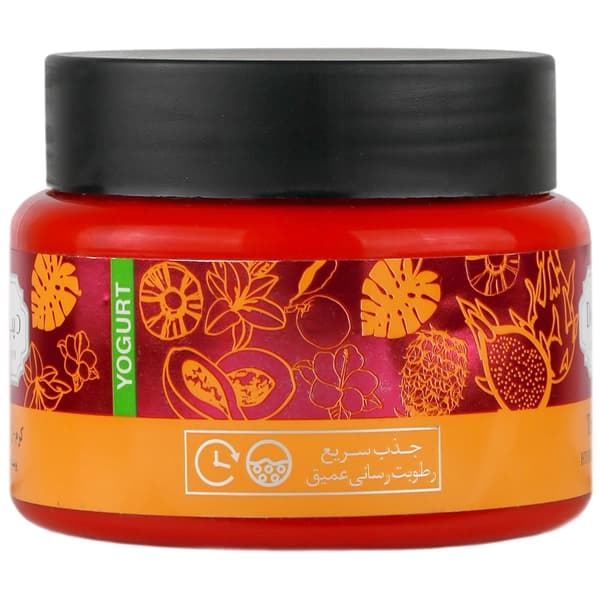 کرم ژل (ماست) آبرسان بدن دیپ سنس مدل تروپیکال حجم 250 میلی‌، مناسب پوست معمولی تا خشک با هیالورونیک اسید — تصویر ۶