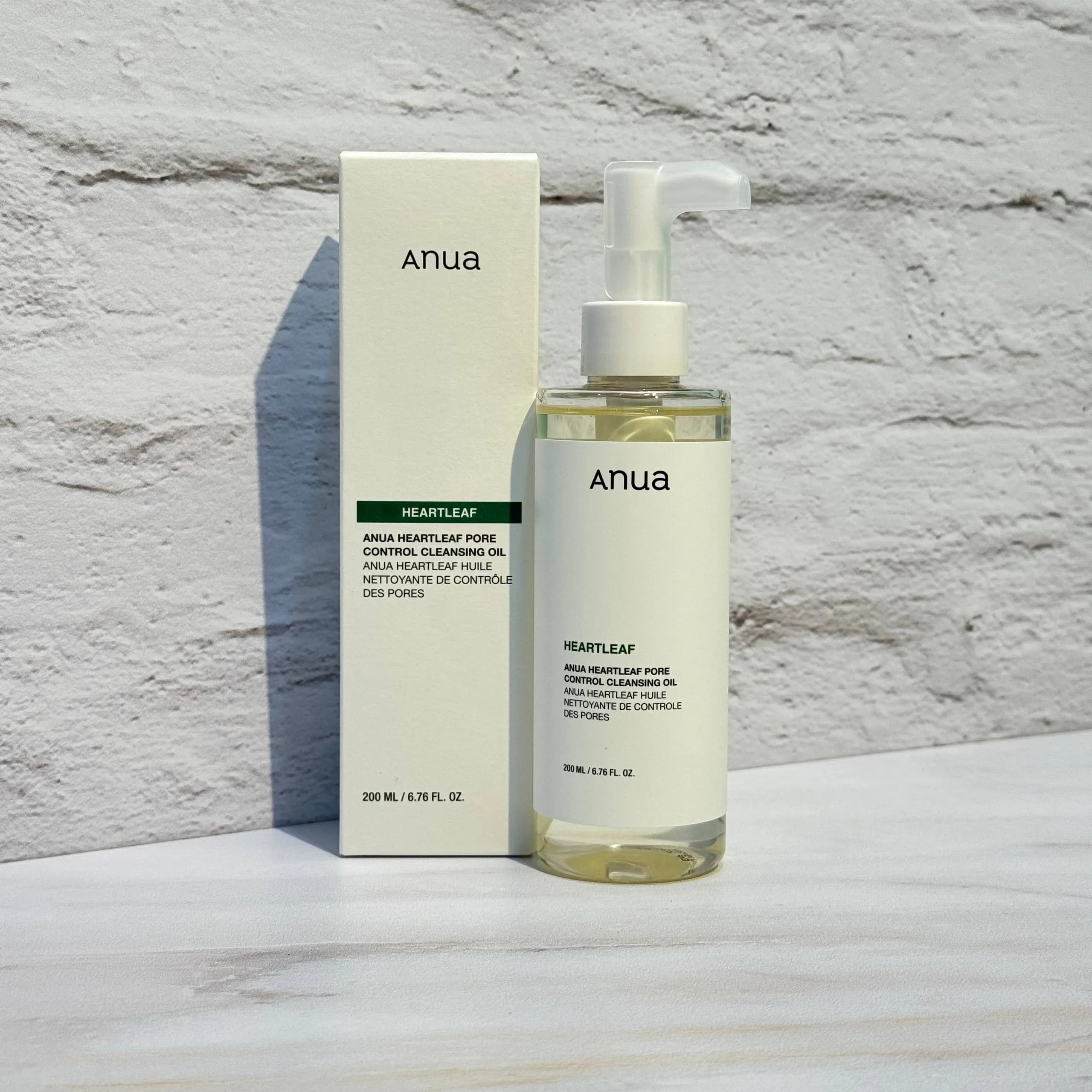 روغن پاک کننده و کنترل منافذ آنوا حاوی عصاره هوتونیا کوردتا 200 میل Anua Heartleaf Pore Control Cleansing Oil