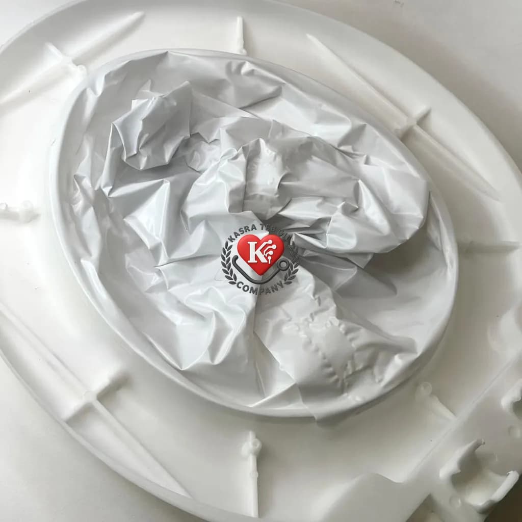حلقه و قیف توالت فرنگی دیواری و تاشو مکث طب — تصویر ۲