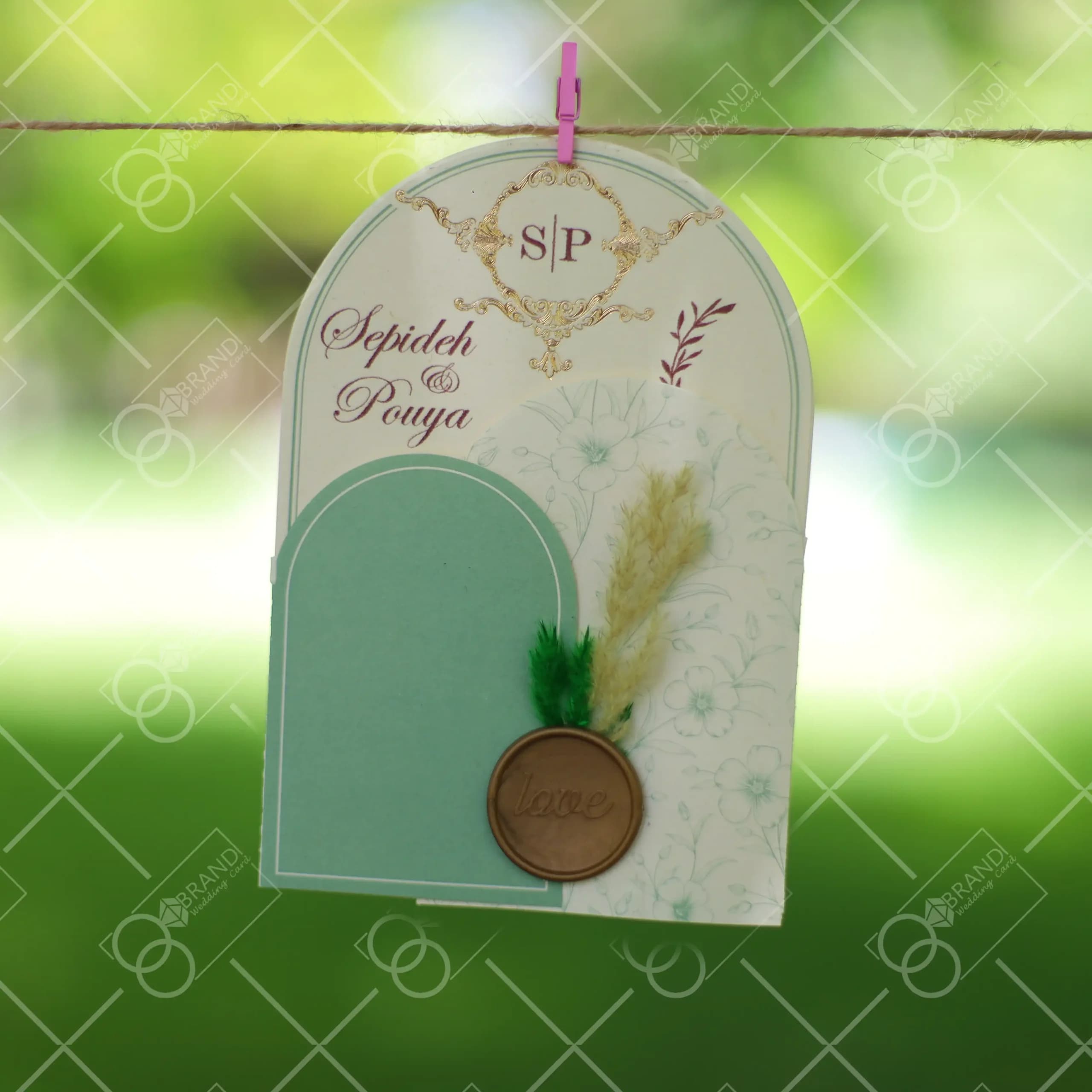 کارت عروسی قیمت مناسب مدل Golideh — تصویر ۴