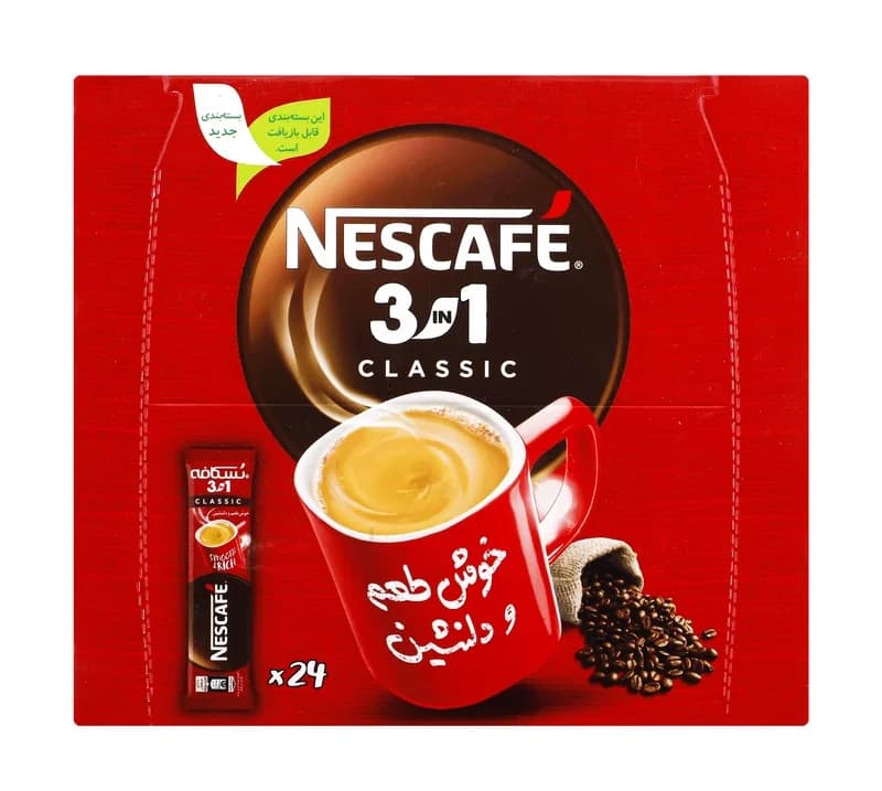 نسکافه جعبه ای 24 عددی