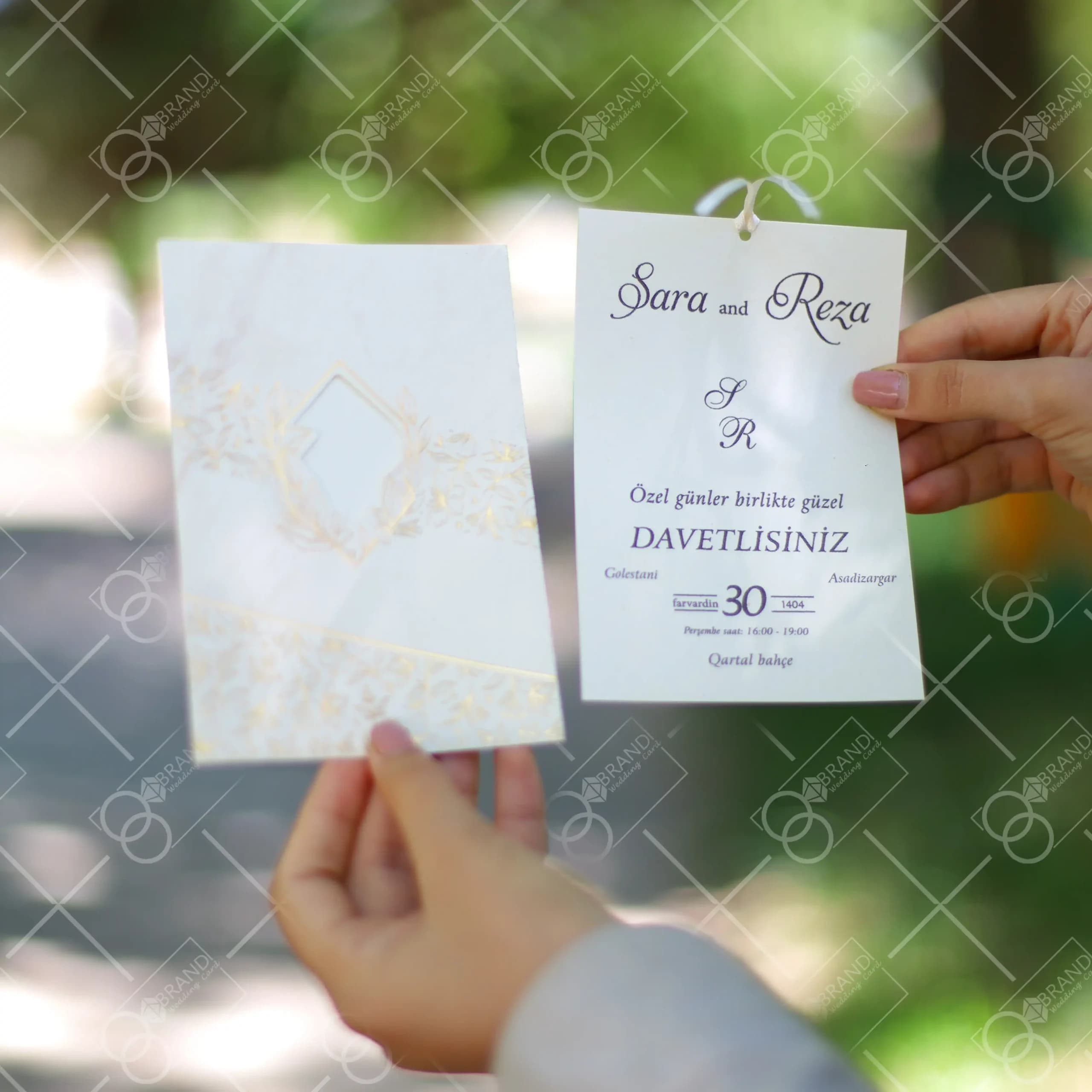 کارت عروسی قیمت مناسب مدل Wani — تصویر ۳