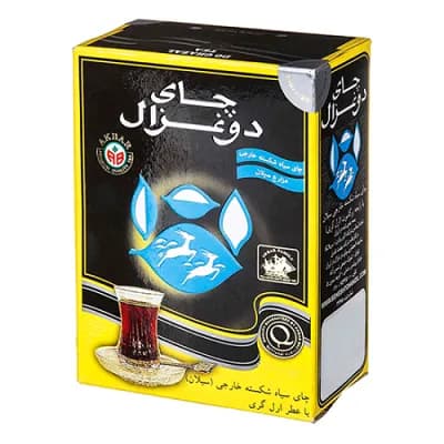 چای دو غزال مشکی 500 گرمی