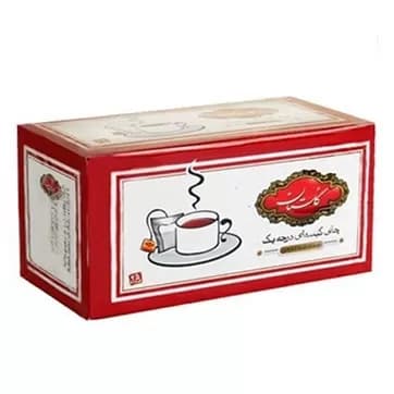 چای کیسه ای قرمز گلستان 25 عددی