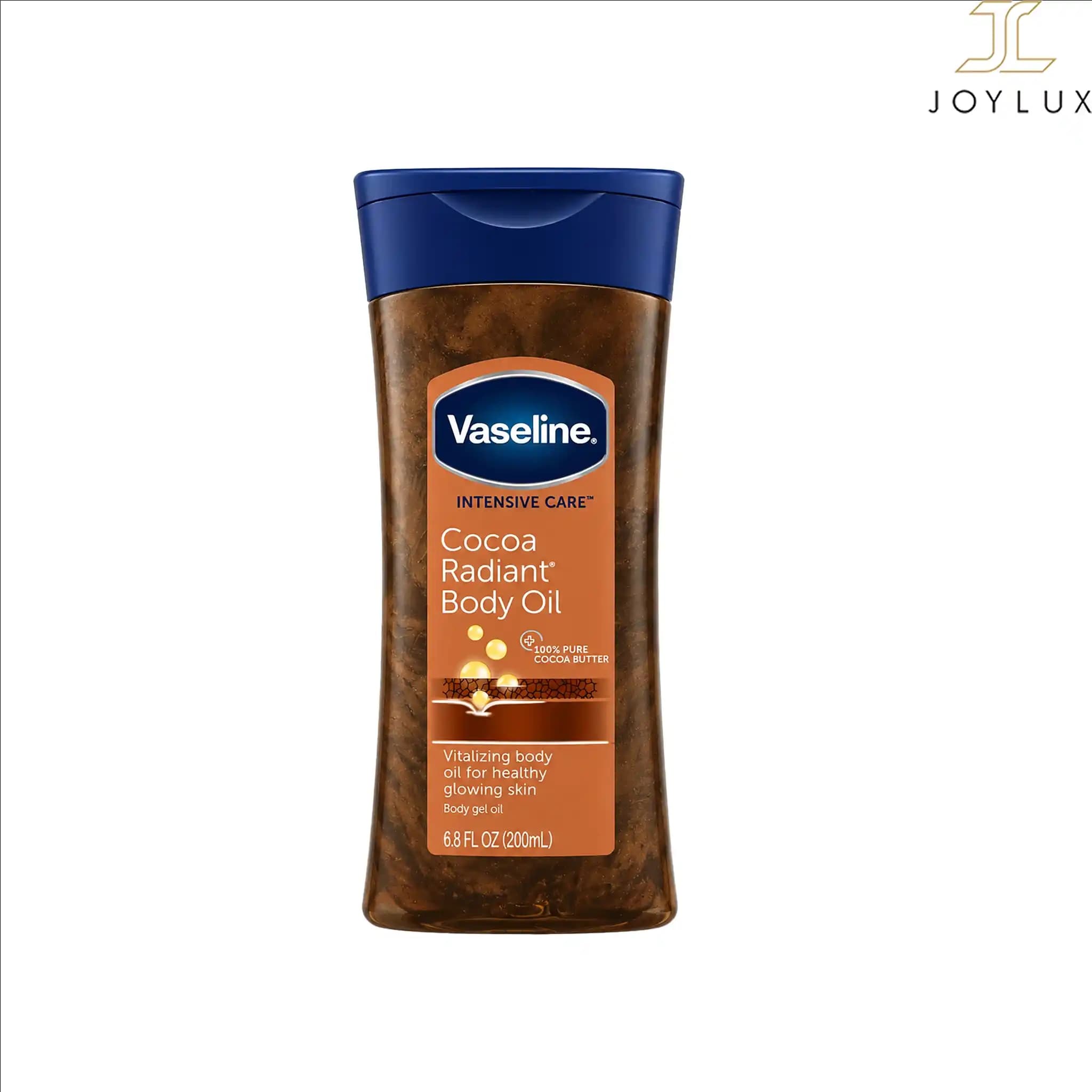 روغن بدن شاین‌دار وازلین مدل Cocoa Radiant حجم ۲۰۰ میلی‌لیتر