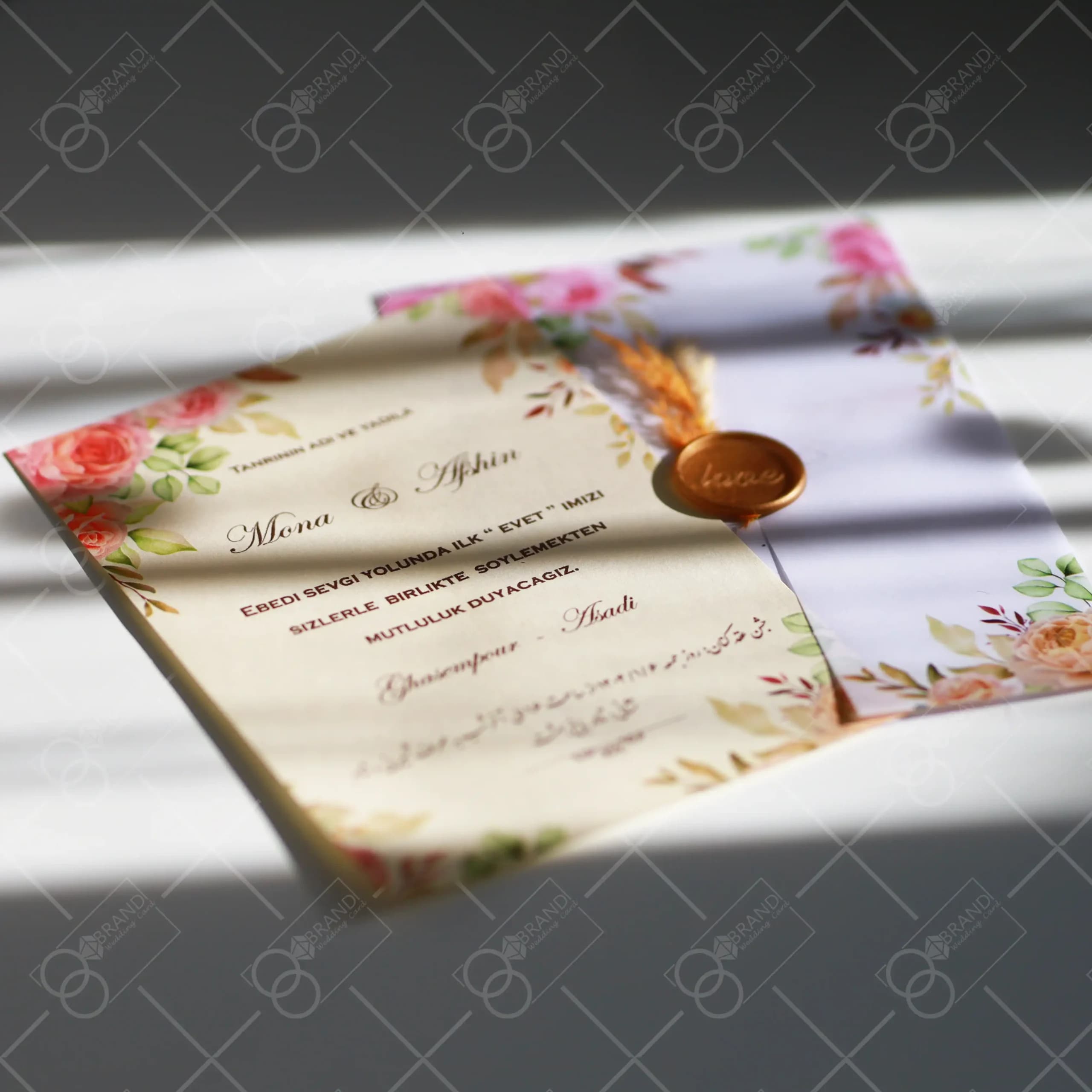 کارت عروسی کالکی و قیمت مناسب مدل Raha — تصویر ۶