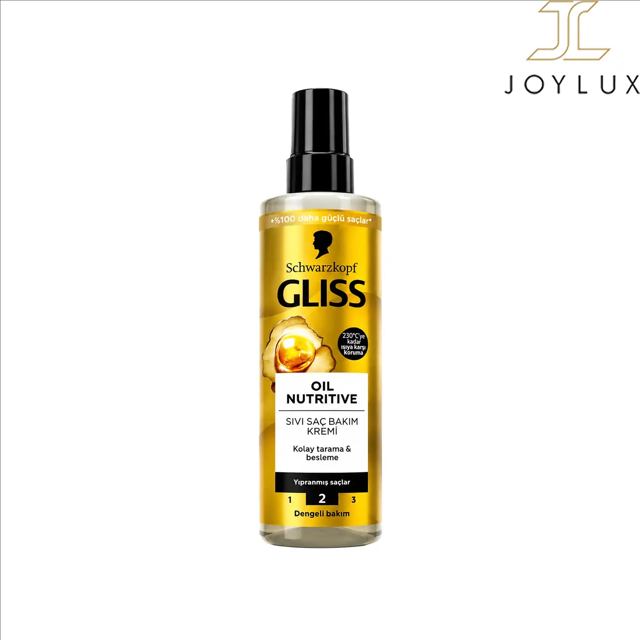 اسپری دو فاز گلیس مدل Oil Nutritive حجم 200 میلی‌لیتر