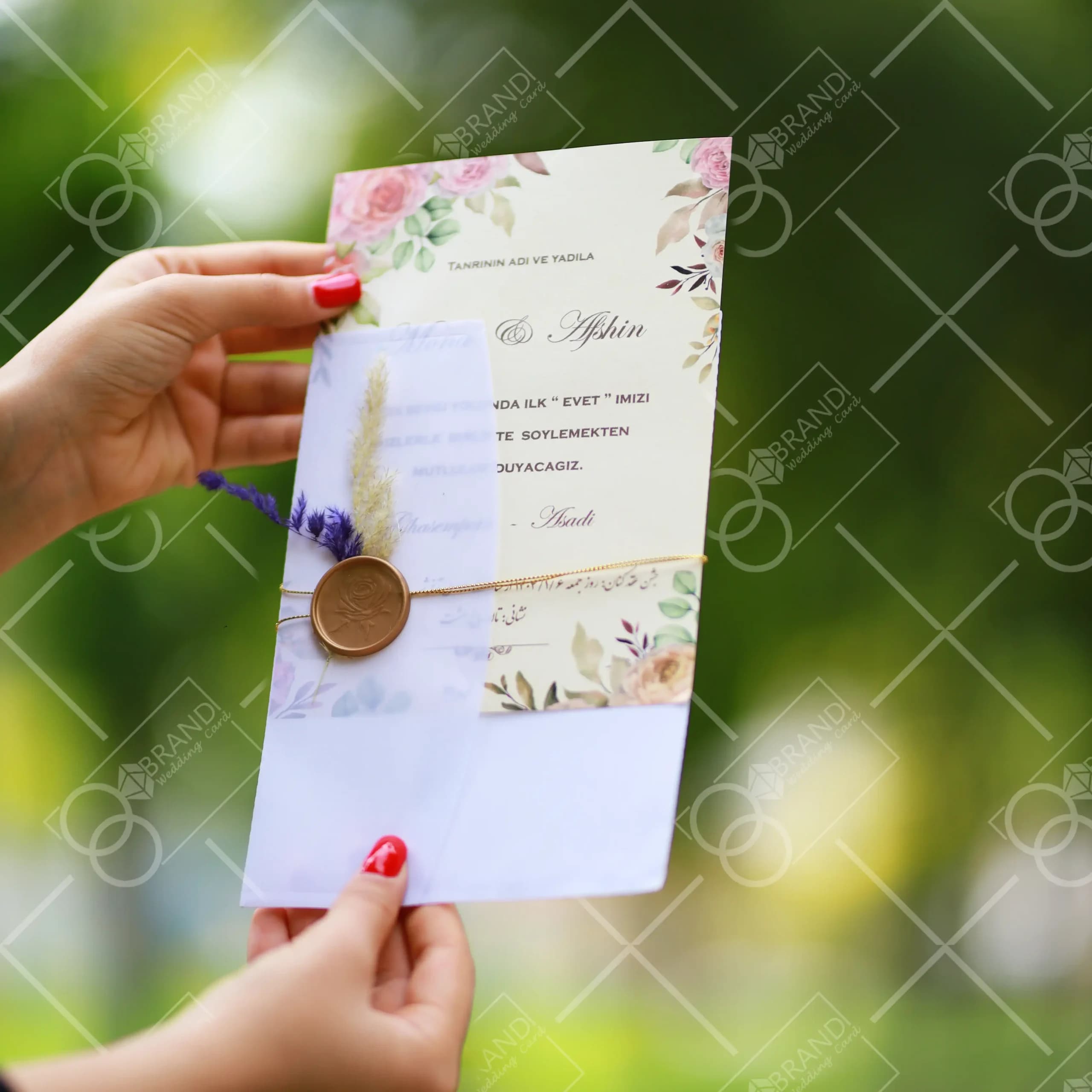 کارت عروسی کالکی و قیمت مناسب مدل Aftab — تصویر ۵