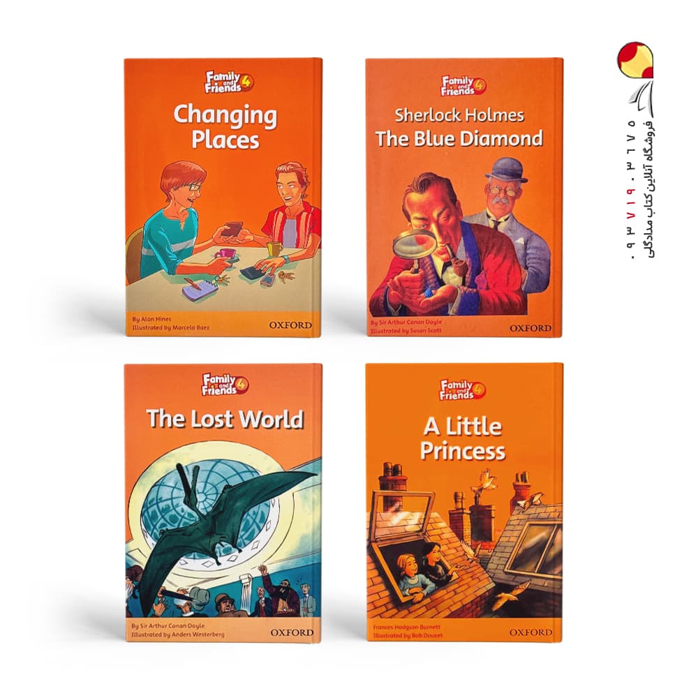 پک چهار جلدی Family and Friends Readers 4 استوری بوک فمیلی فرندز