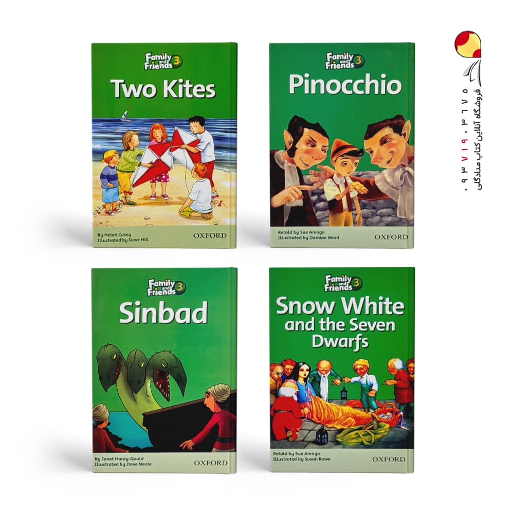 پک چهار جلدی Family and Friends Readers 3 استوری بوک فمیلی فرندز — تصویر ۲