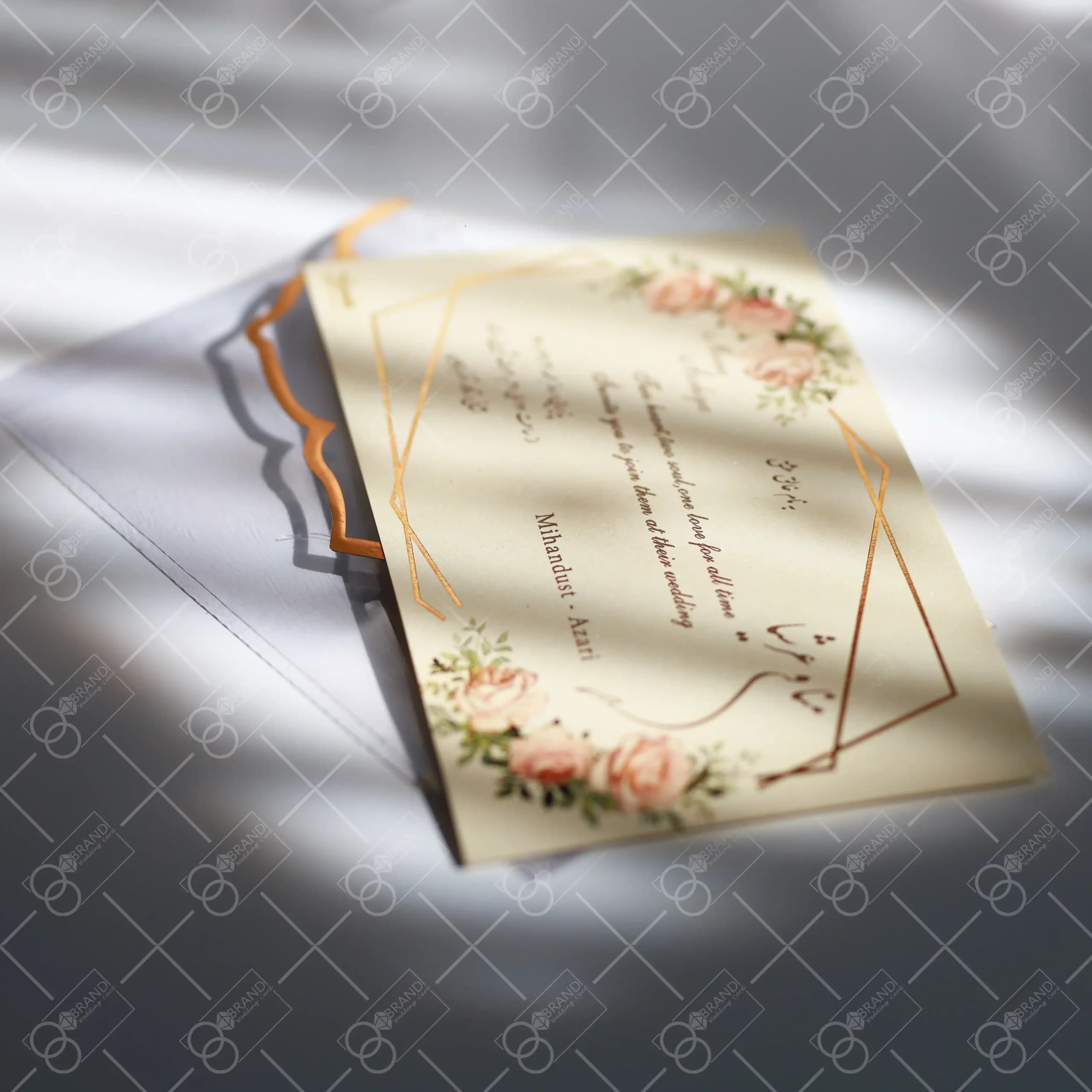 کارت عروسی طلقی مدل Shaza — تصویر ۳