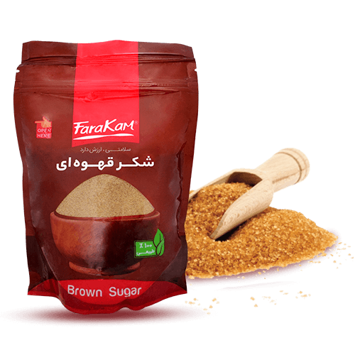 شکر قهوه ای فراکام – 500 گرم