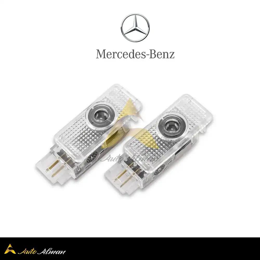 لوگوی زیر درب بنز W203-W211 — تصویر ۴