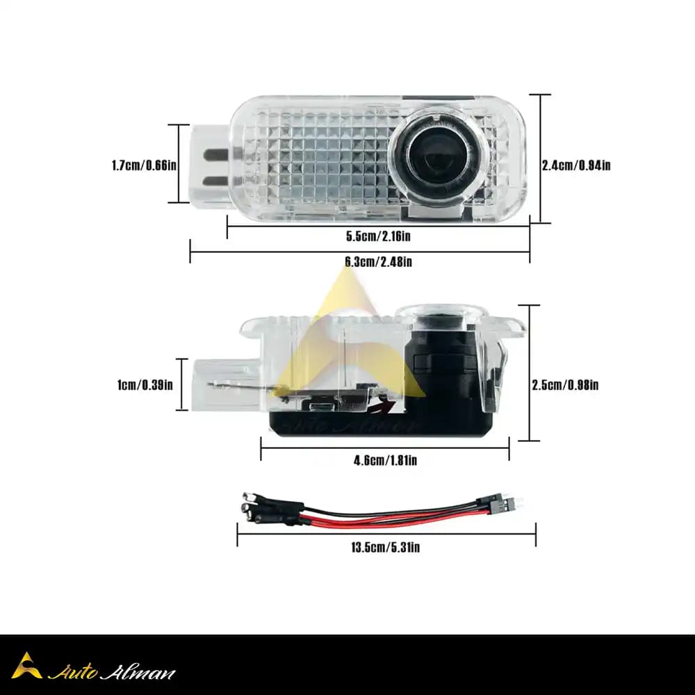 لوگوی زیر درب بنز W203-W211 — تصویر ۲