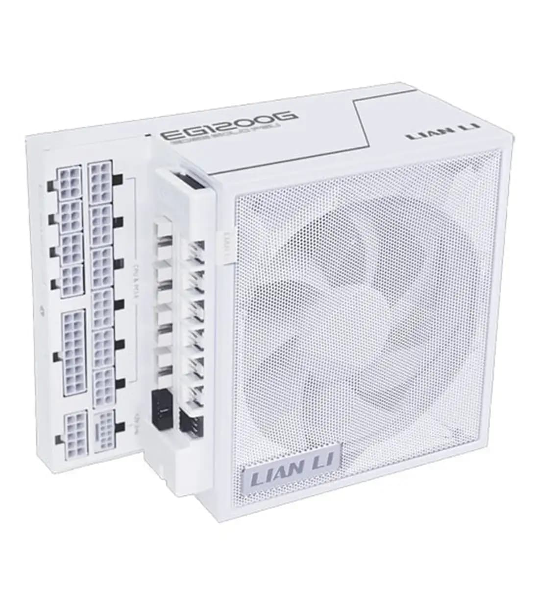 پاور 1200 وات لیان لی EDGE Gold 1200 UK White Full Modular به همراه هاب — تصویر ۵