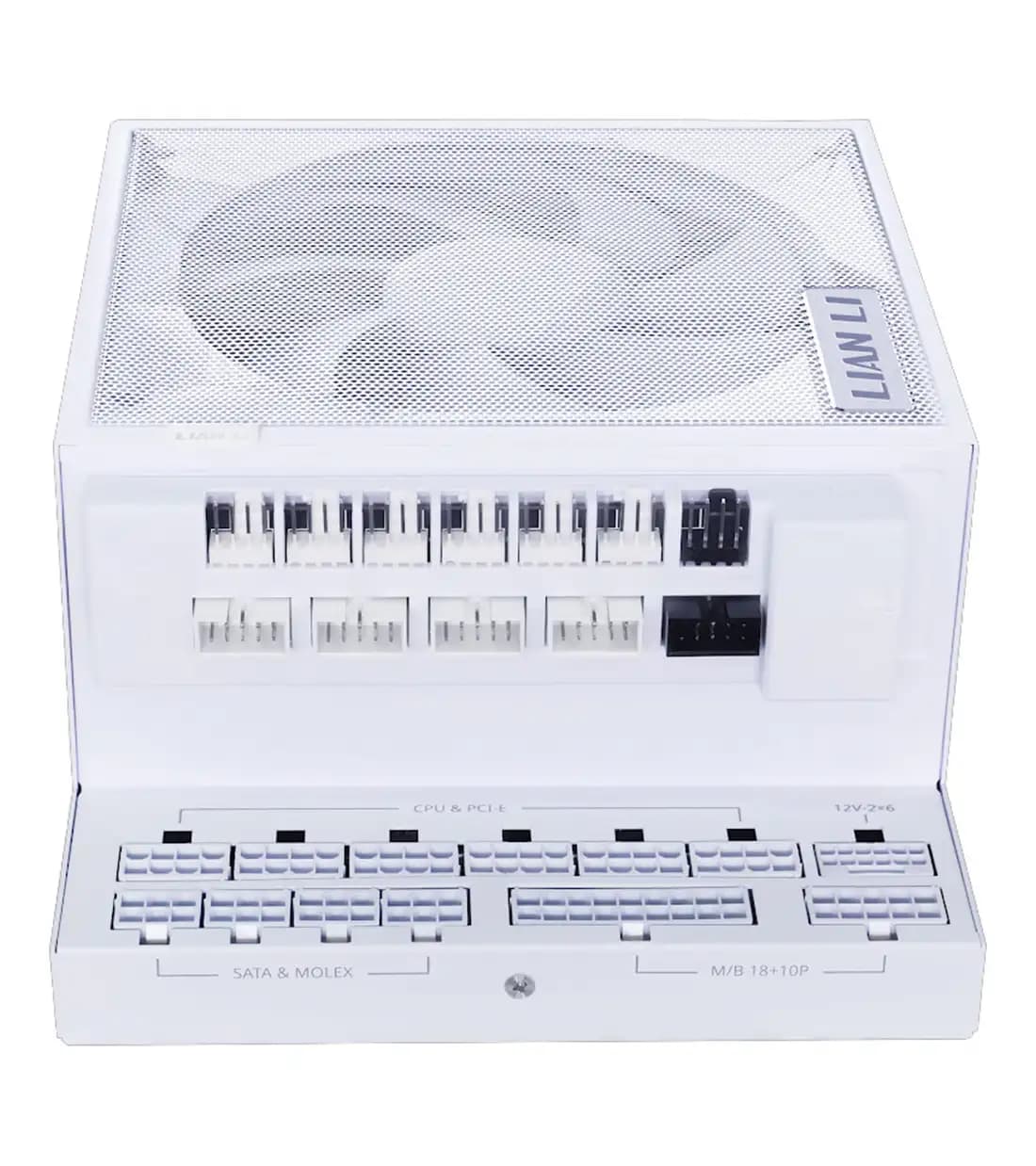 پاور 1200 وات لیان لی EDGE Gold 1200 UK White Full Modular به همراه هاب — تصویر ۲