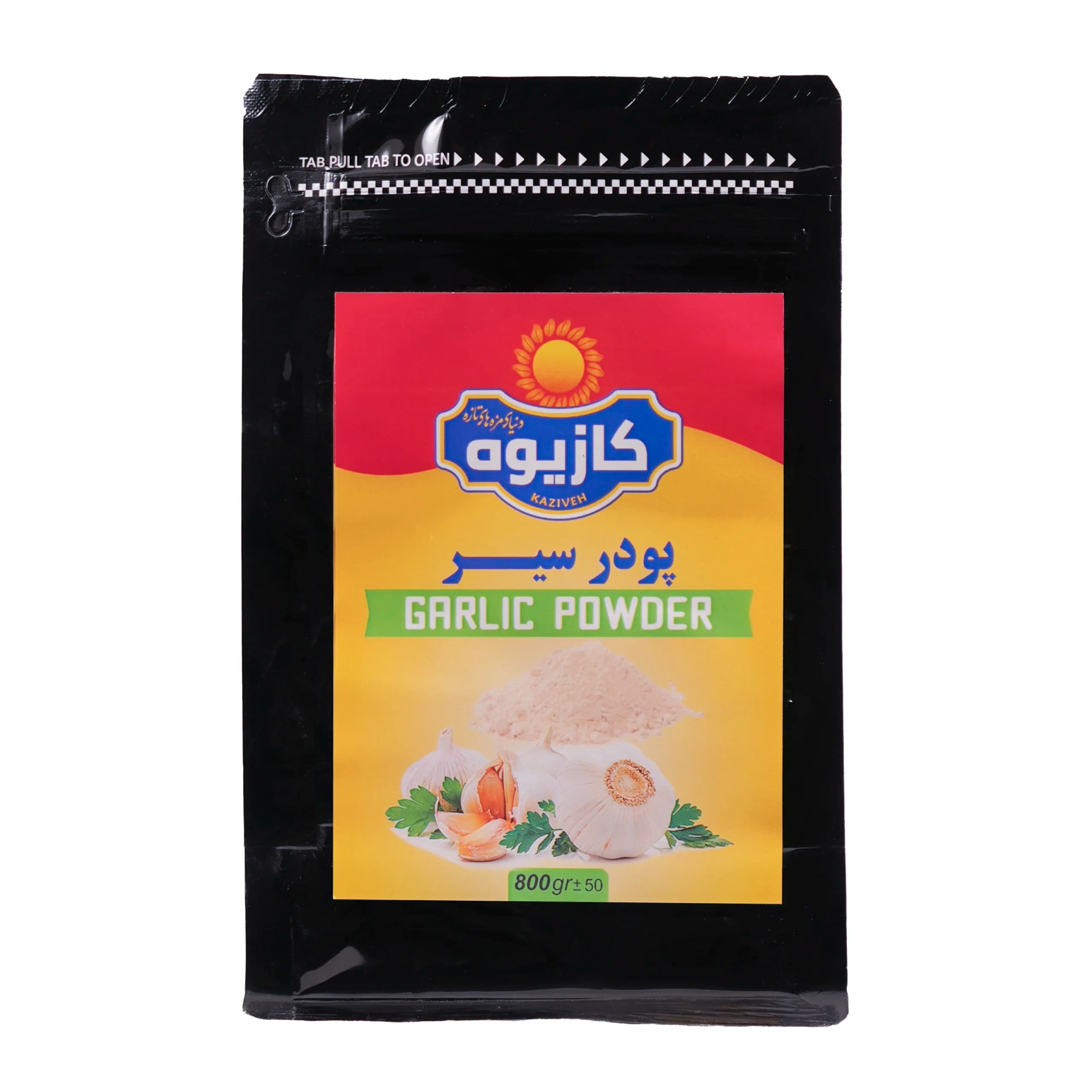 پودر سیر خالص کازیوه ۸۰۰ گرمی