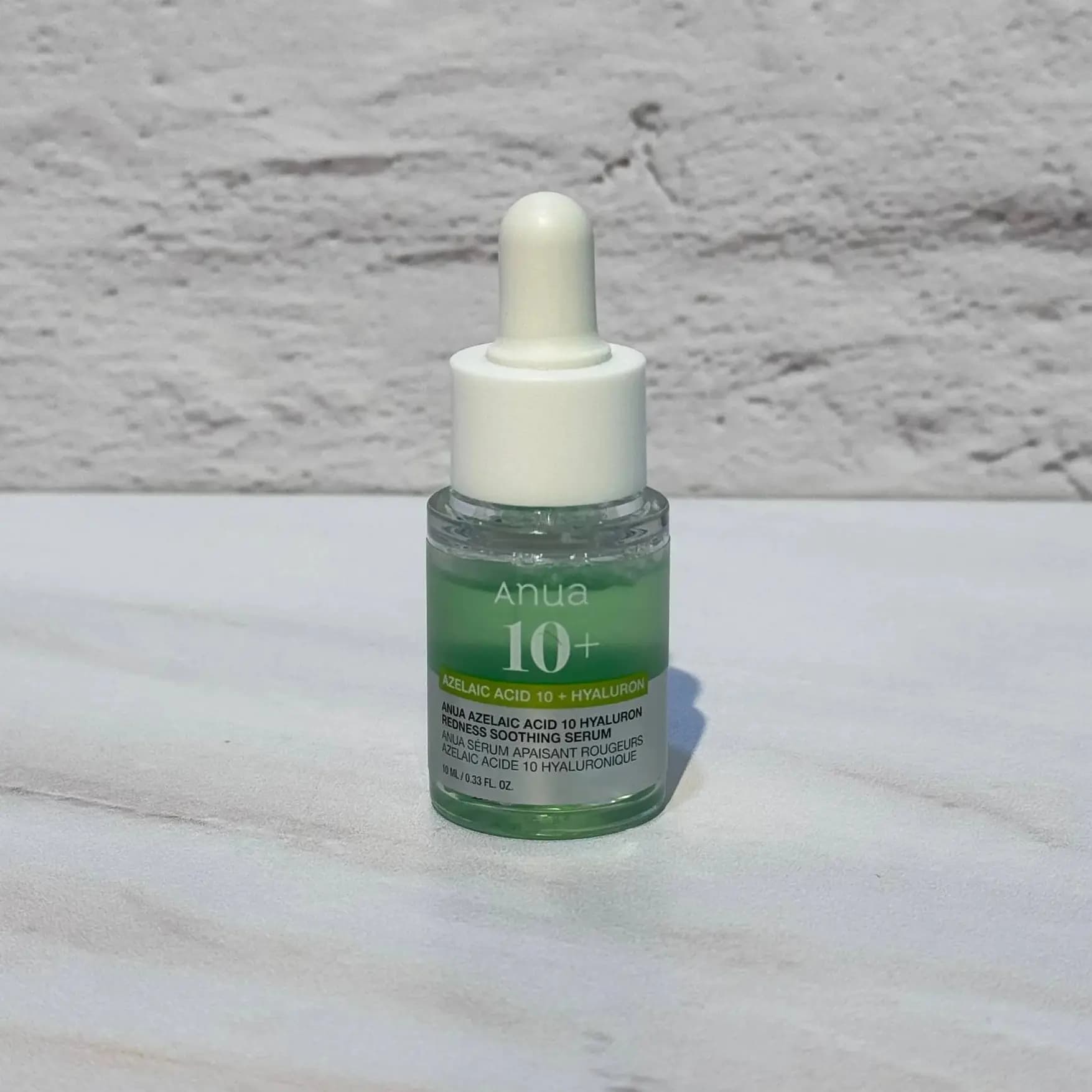 سرم مینی آزلائیک اسید 10% و هیالورون آنوا Anua Azelaic Acid 10 Hyaluron Redness Soothing Serum