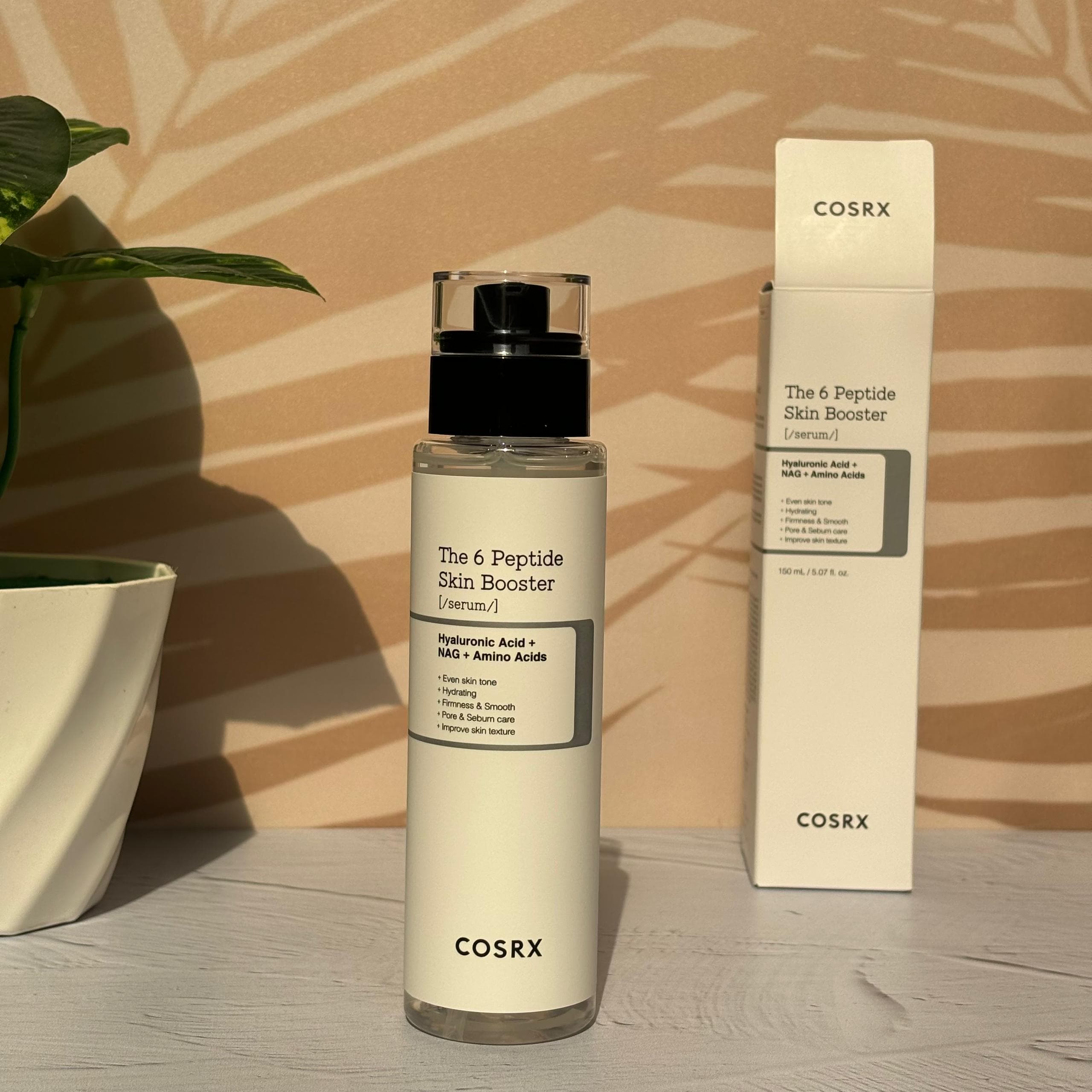بوستر سرم تقویت کننده پپتاید کوزارکس 150 میل Cosrx the 6 peptide skin booster serum — تصویر ۵
