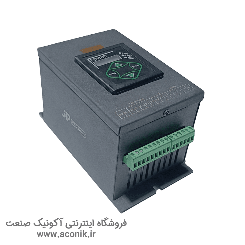 اینورتر تکفاز 0/75kw JP مدل ED100