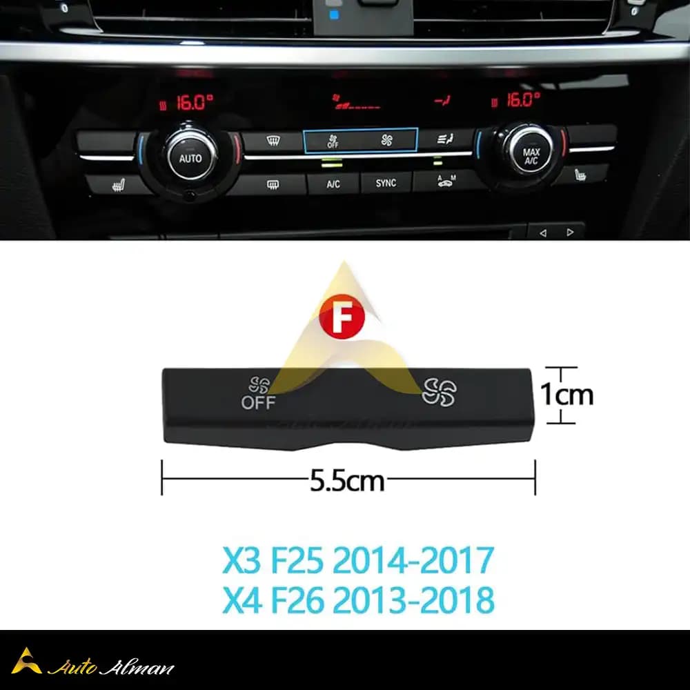 دکمه فن بی ام و X3-X4 — تصویر ۲