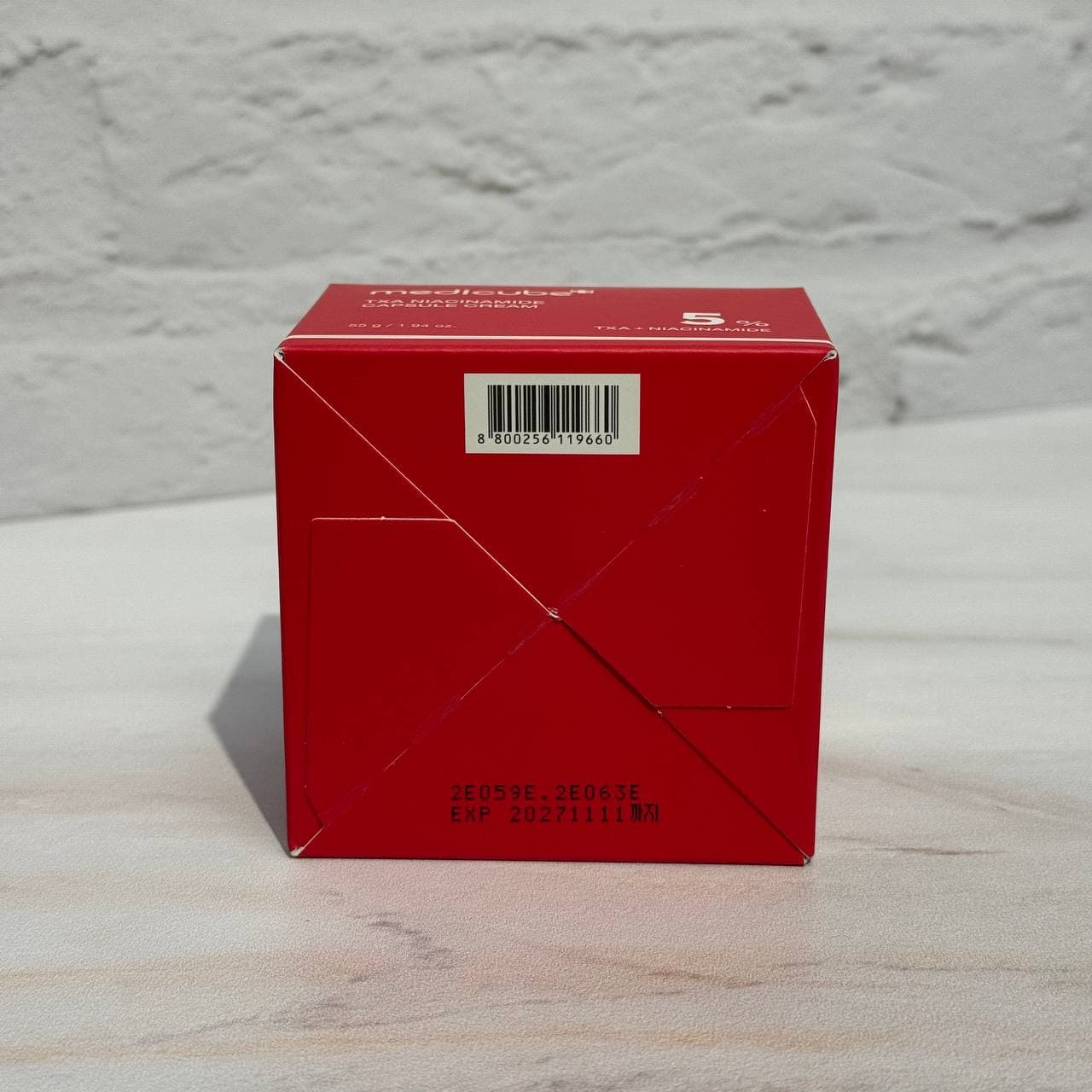 کرم ضد لک و روشن کننده ترانگزامیک اسید و نیاسینامید مدی کیوب 55 گرم Medicube TXA Niacinamide Capsule Cream — تصویر ۷