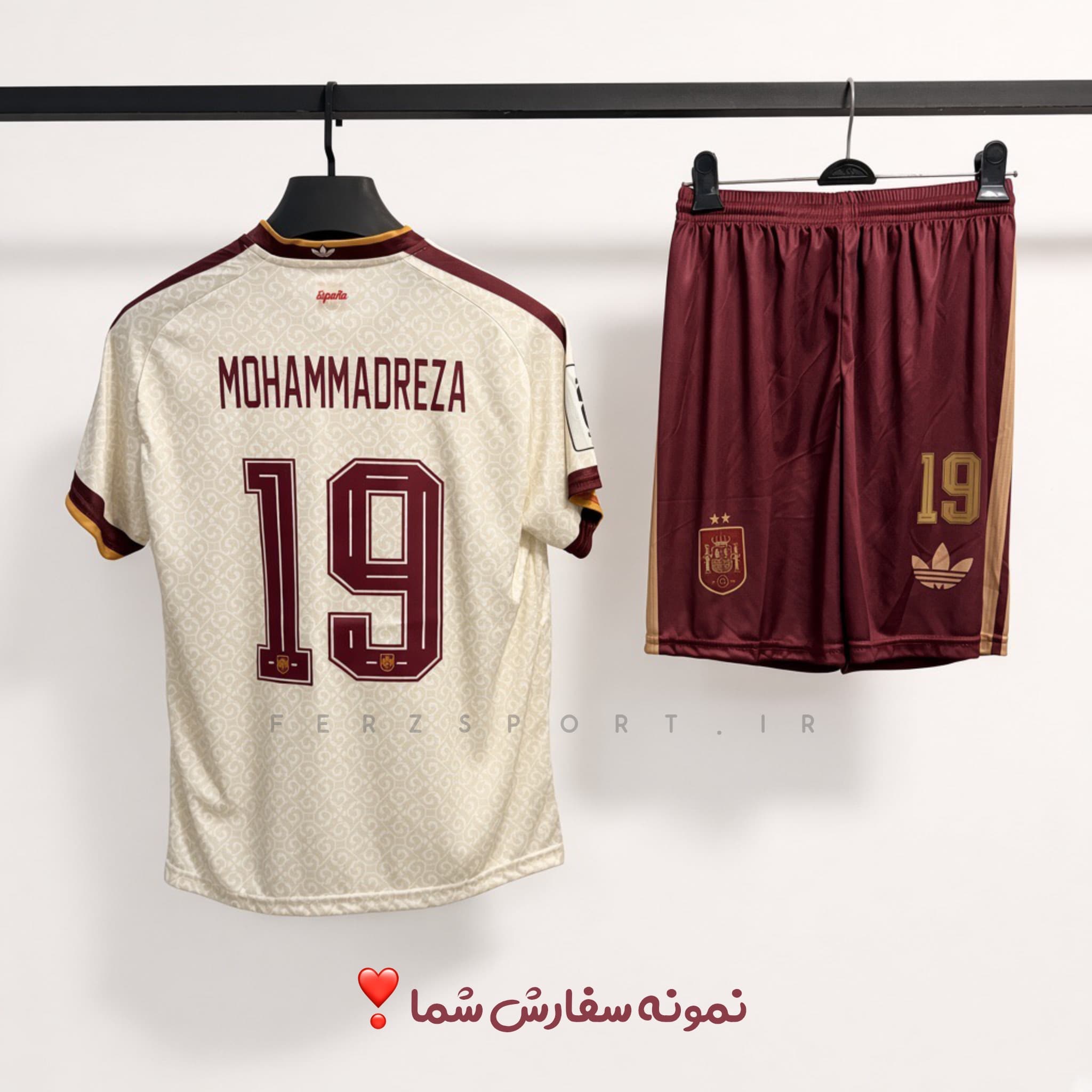 کیت دوم اسپانیا جام جهانی۲۰۲۶ (ایرانیA) — تصویر ۵