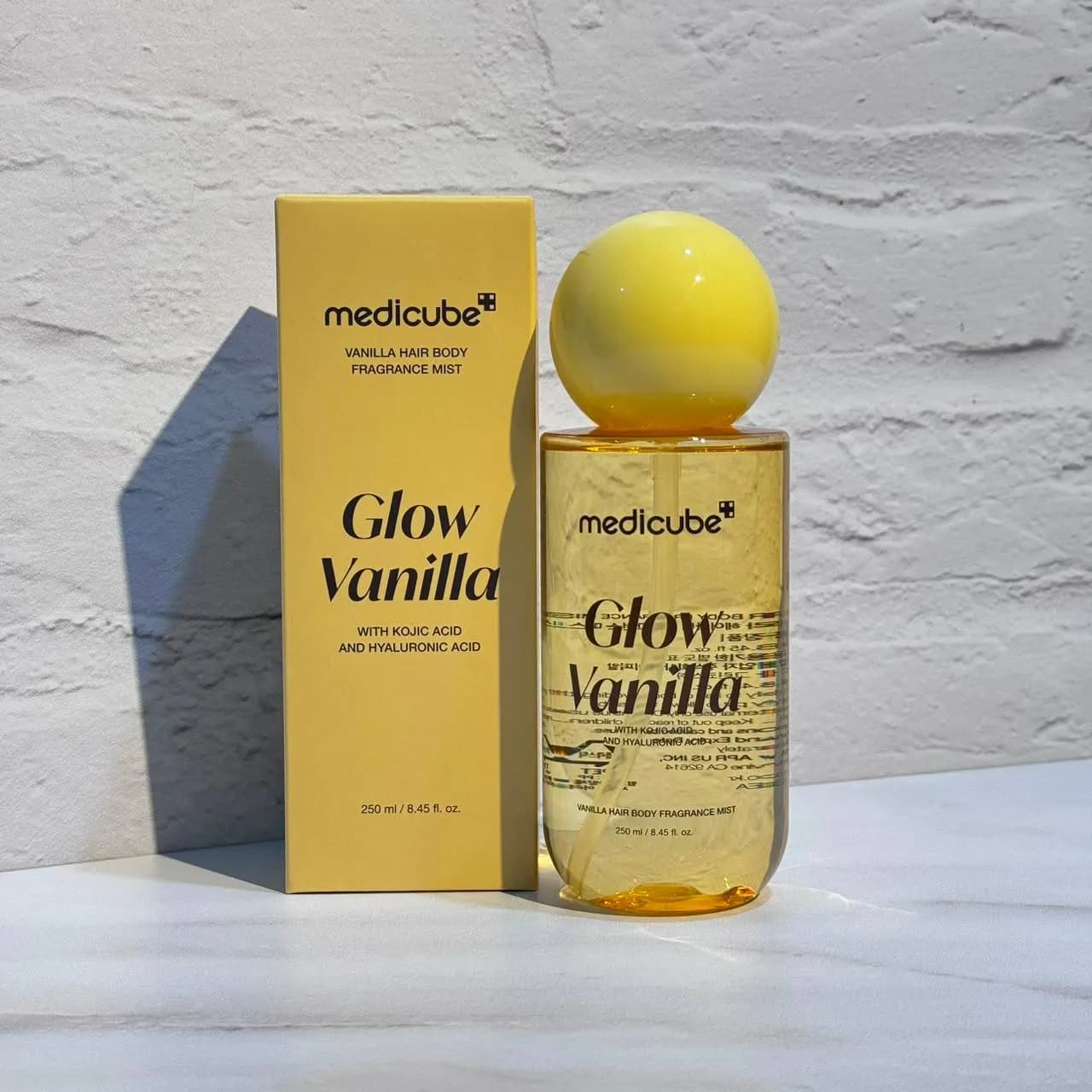 میست خوشبو کننده مو و بدن وانیلی مدی کیوب ۲۵۰ میل Medicube Glow Vanilla Hair Body Mist