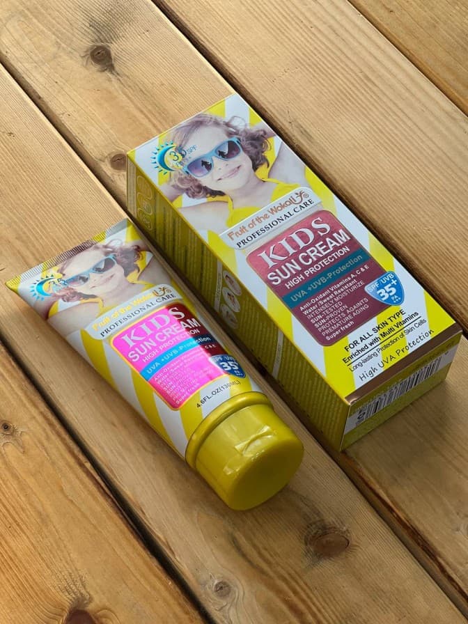 کرم ضدآفتاب کودکان ووکالی SPF35 — تصویر ۲