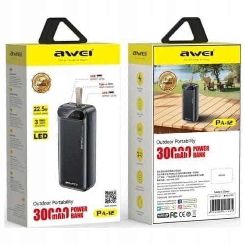 پاوربانک 30 هزار AWEI PA-12 — تصویر ۳