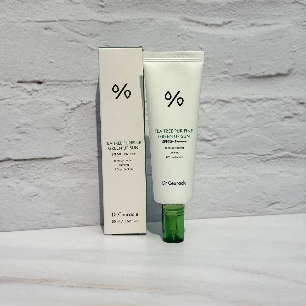 ضد آفتاب فیزیکی تی تری دکتر سراکل 50 میل Dr.Ceuracle Tea Tree Purifine Green Up Sun — تصویر ۵