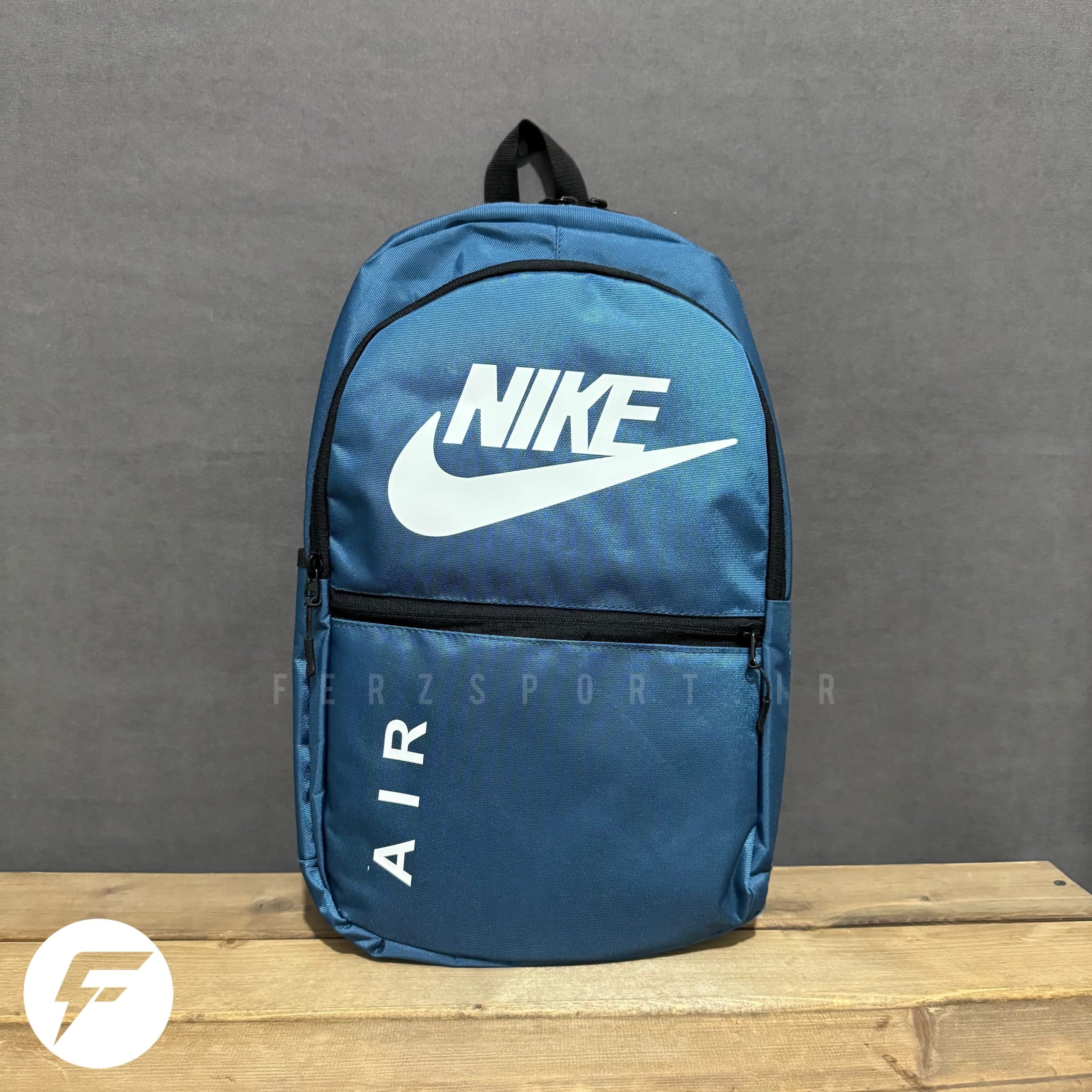 کوله پشتی نایک ایر nike air آبی دریایی — تصویر ۴