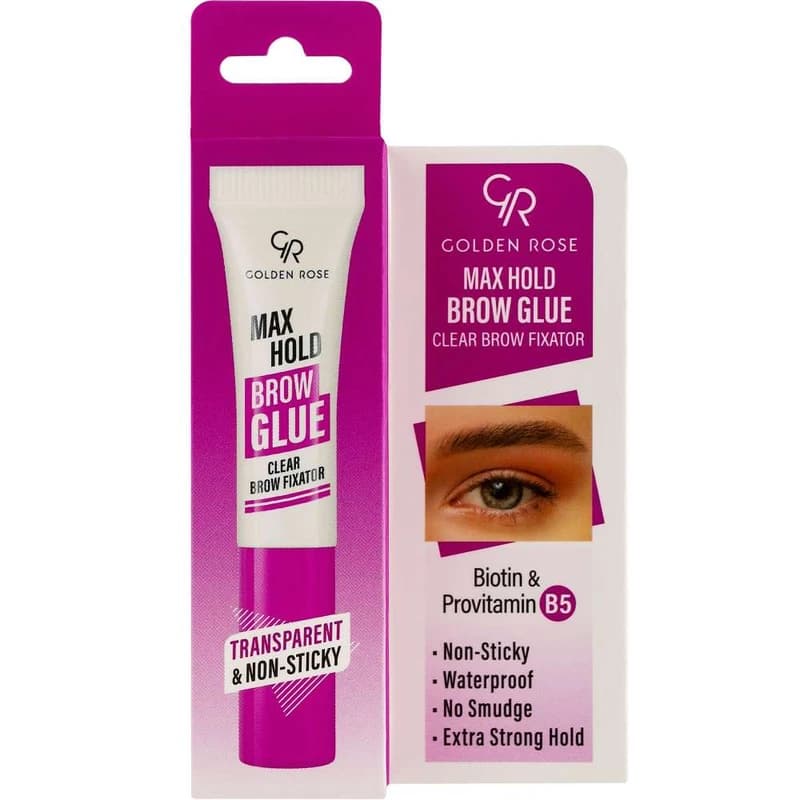 چسب ابرو (ژل ابرو) گلدن رز مدل Max Hold سری Brown Glue حجم 7 میلی لیتر — تصویر ۶