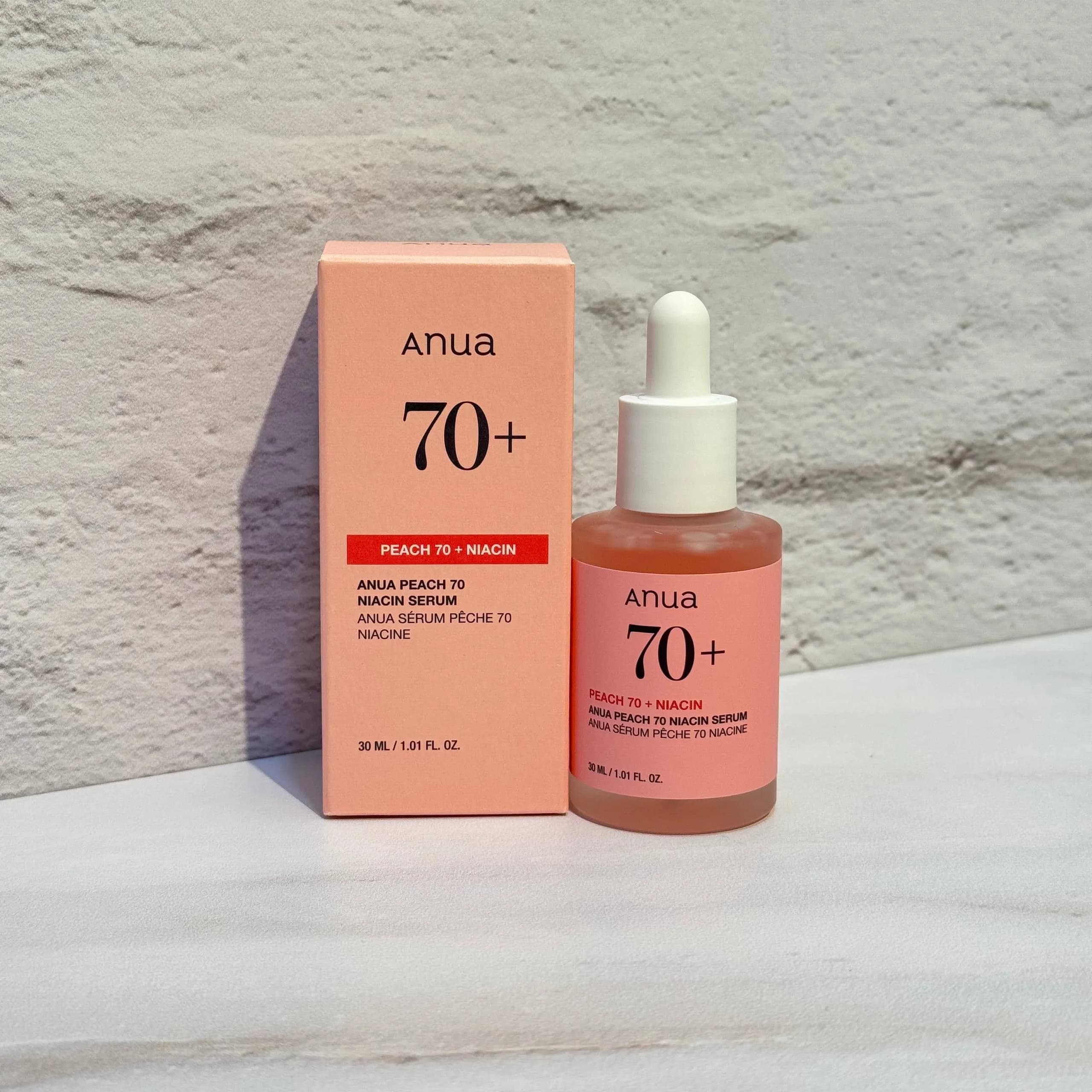 سرم روشن کننده نیاسینامید آنوا حاوی عصاره هلو 30 میل Anua Peach 70% Niacin Serum — تصویر ۵